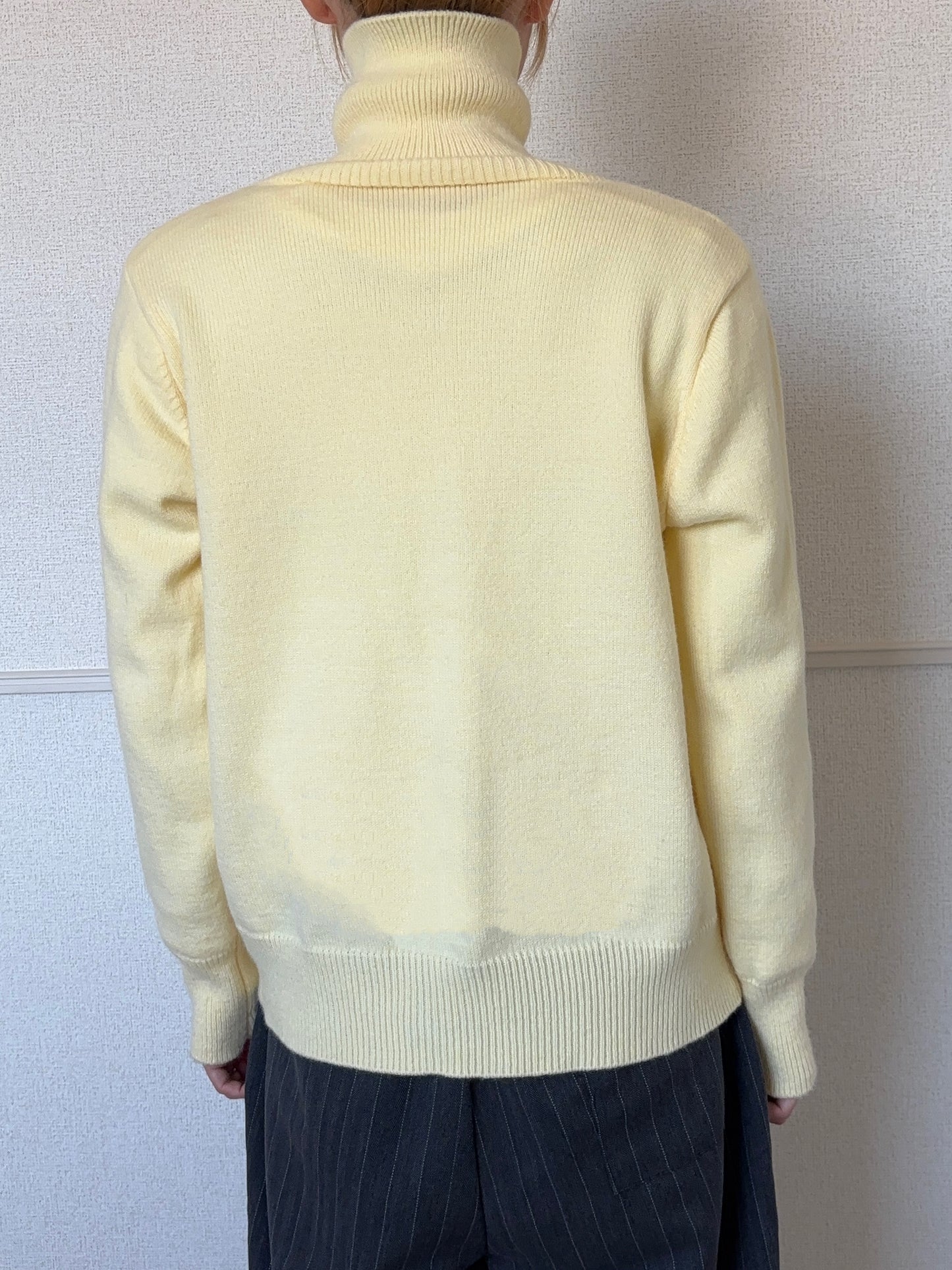 イエローボタンニットカーディガン DPB88191