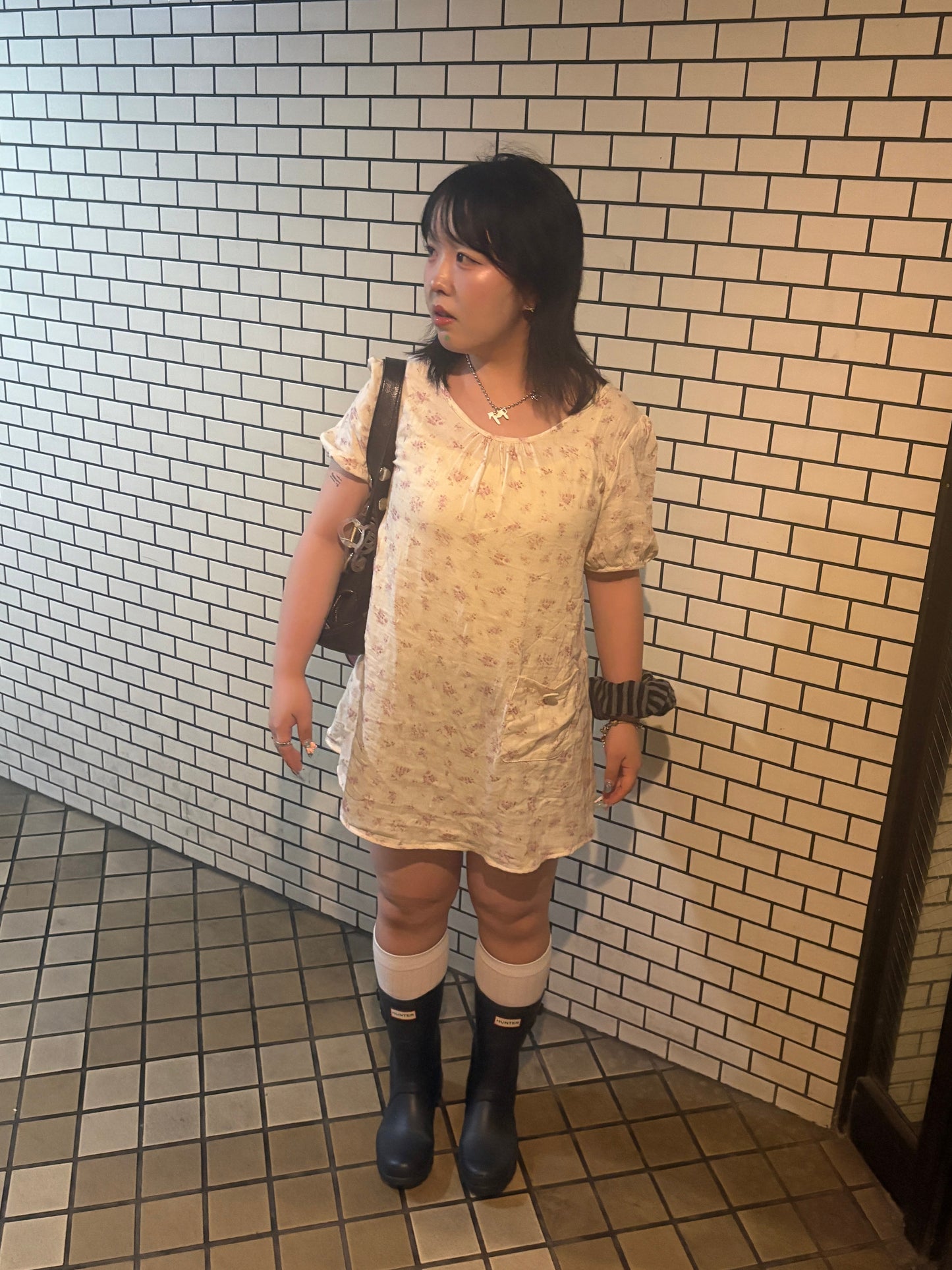 フラワーガーゼワンピース DPB97110
