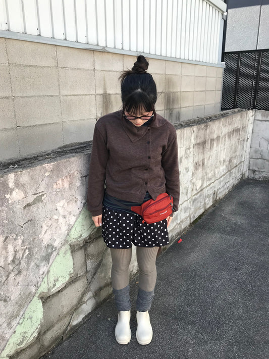 ユニークデザインボタントップス DPB89237