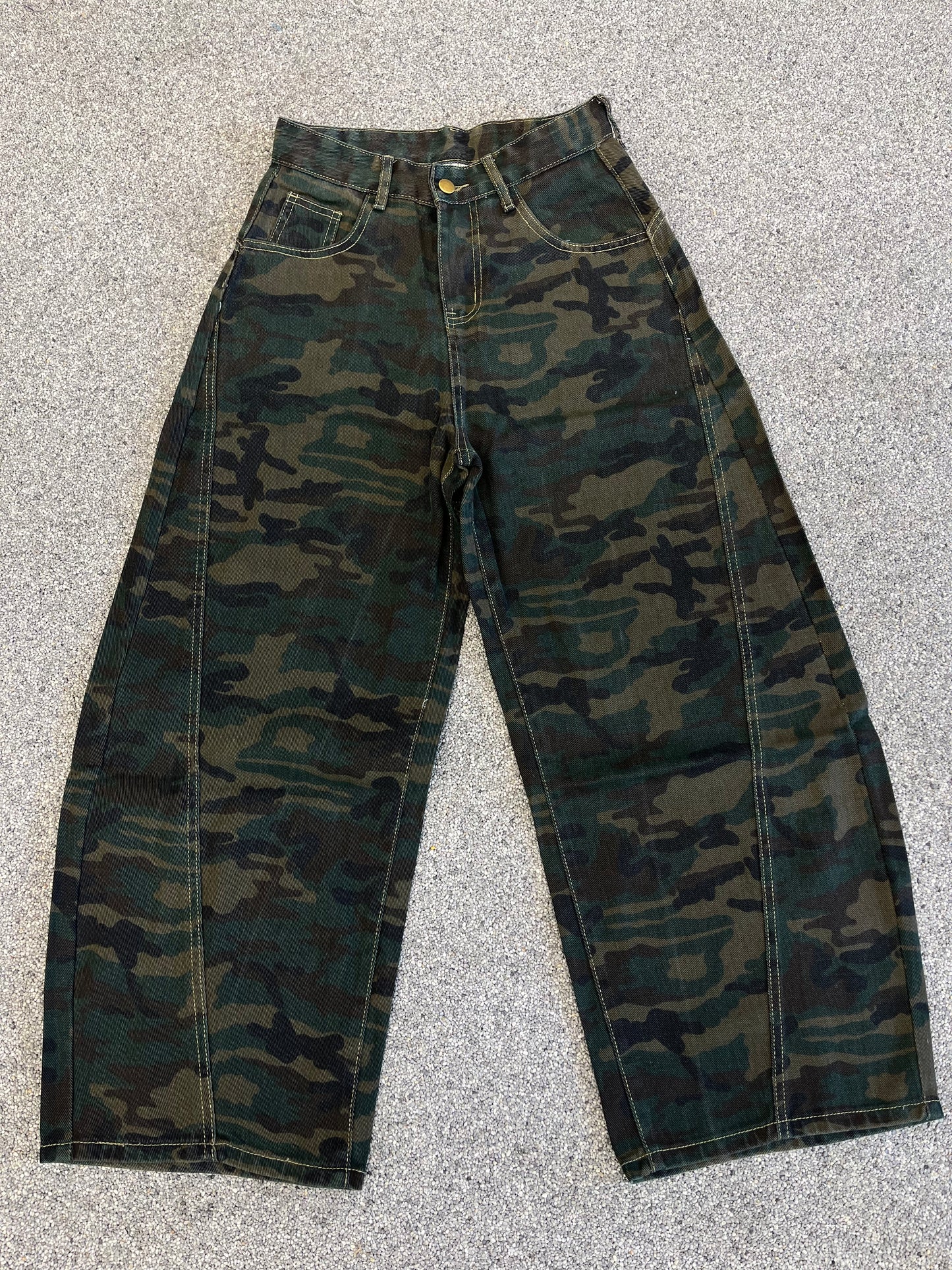 カモフラカーブシルエットパンツ DPB90226