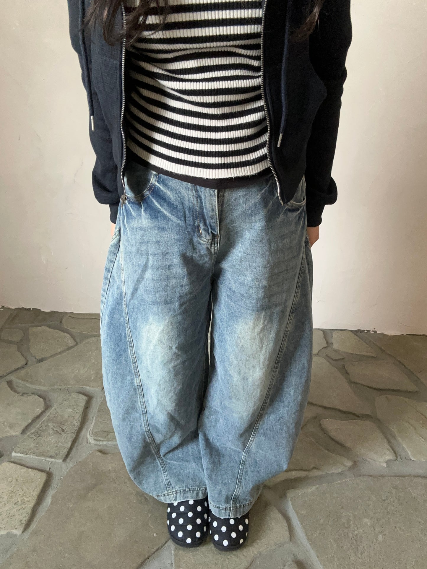 ワイドデニムパンツ DPB95062