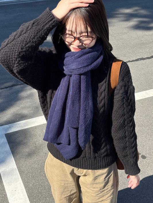 ネイビーニットマフラー DPB63270