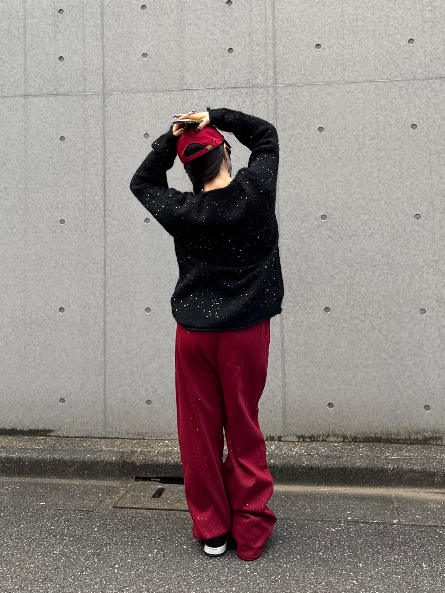 ラメスウェットパンツ DPB86151