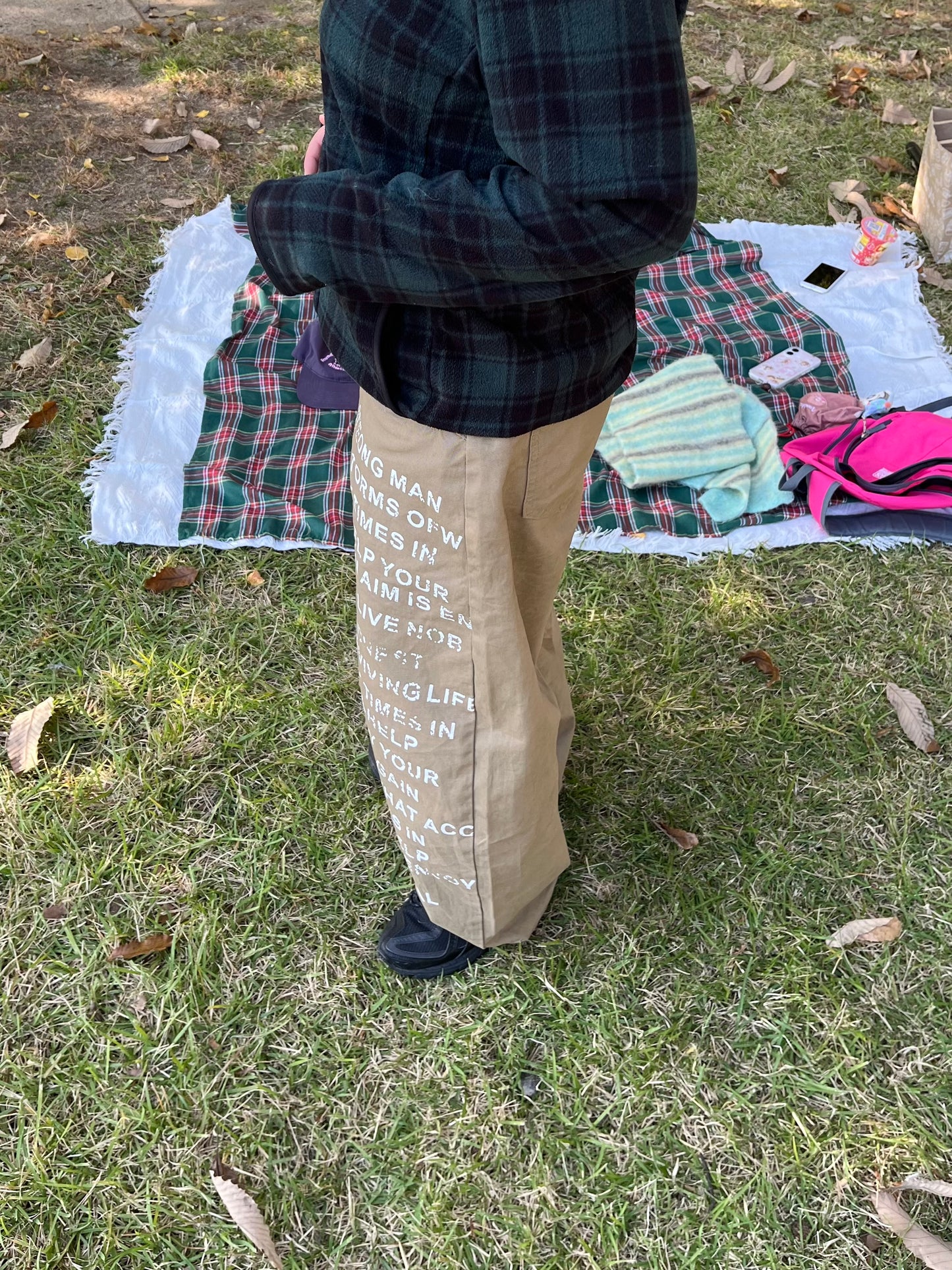 レタリングカーブパンツ DPB97035