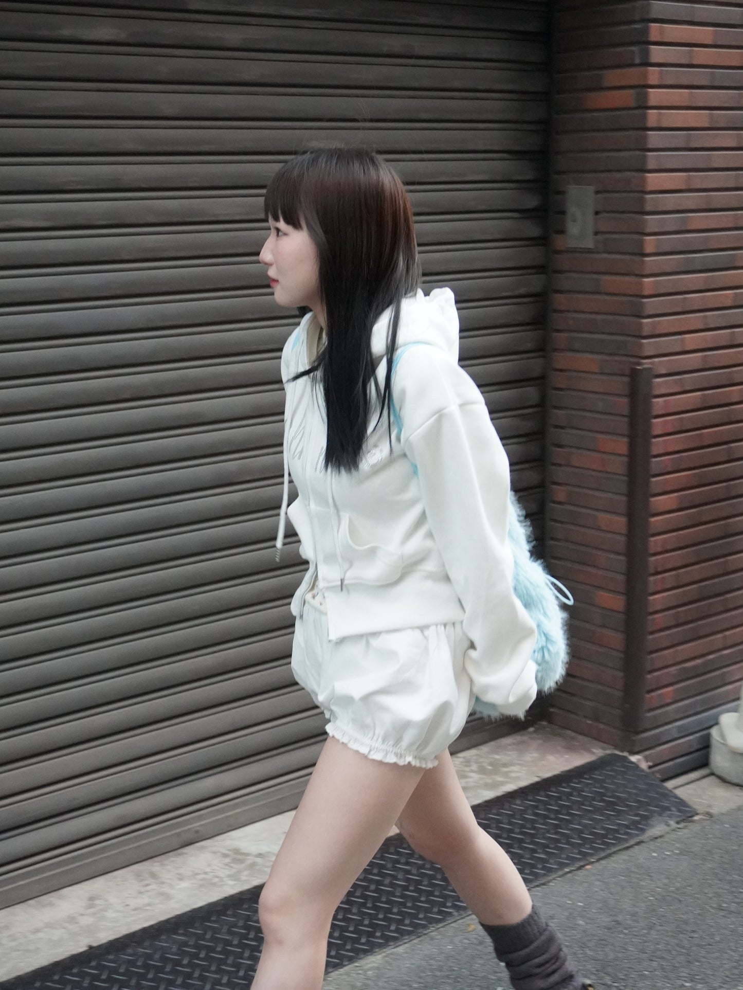 ストーンロゴダブルジップパーカー DPB85325