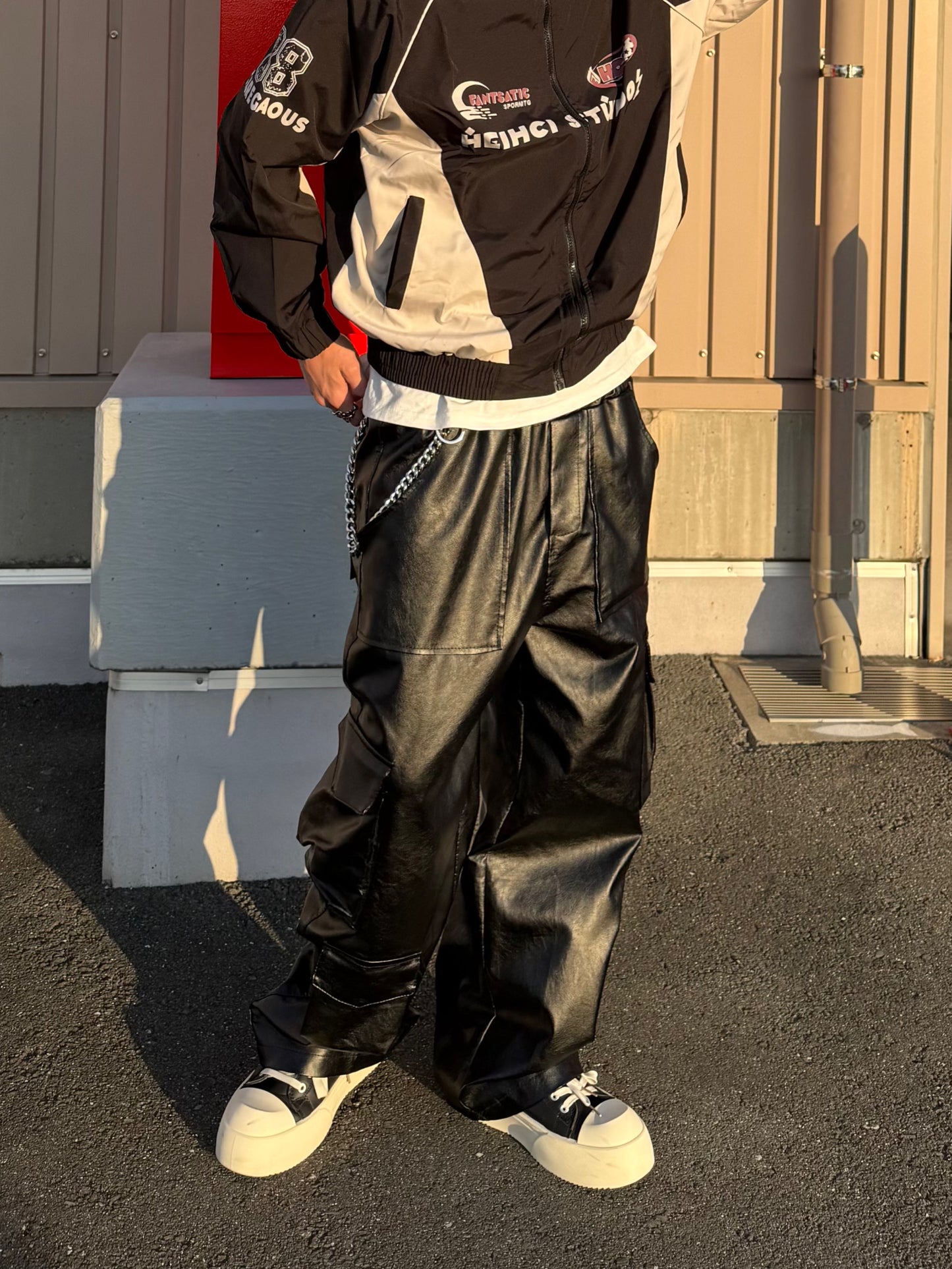 レザーライクポケットパンツ DPB90098