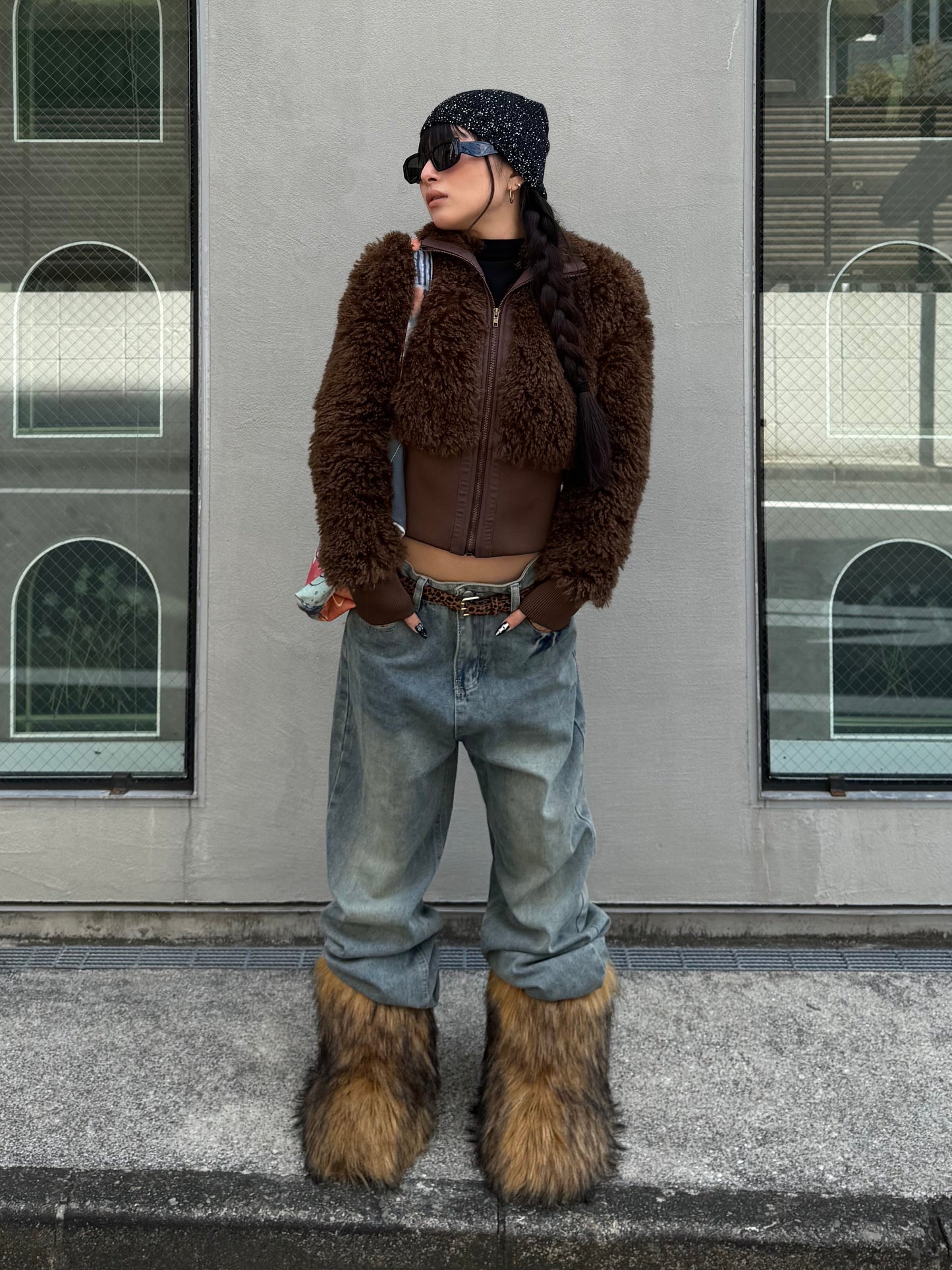 ウエストスリムファージャケット DPB86138