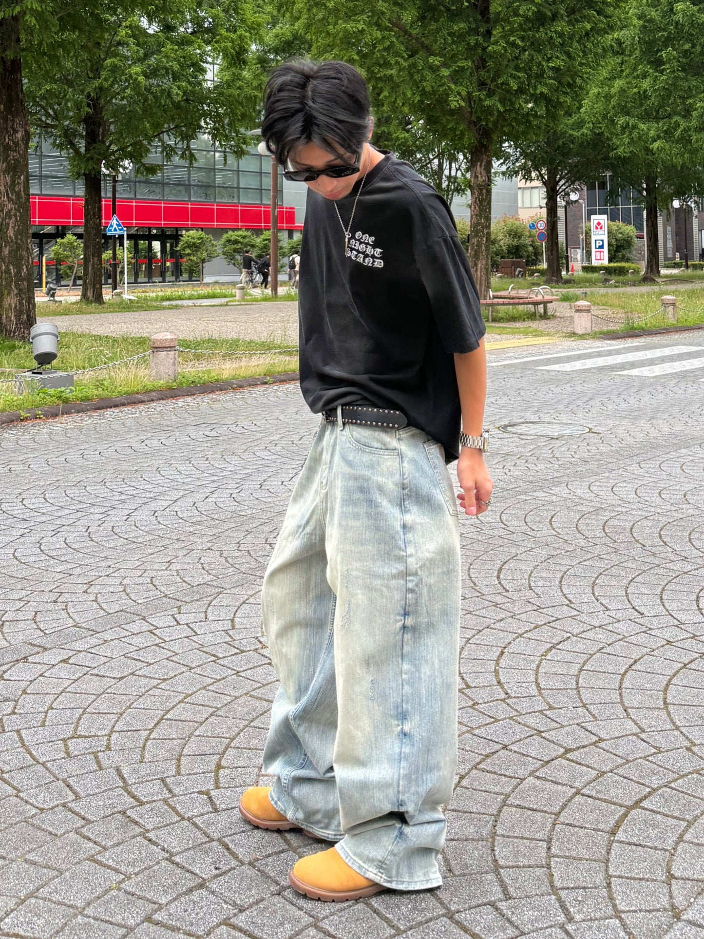 【即納】ウォッシュバルーンデニムパンツ DPB90219S