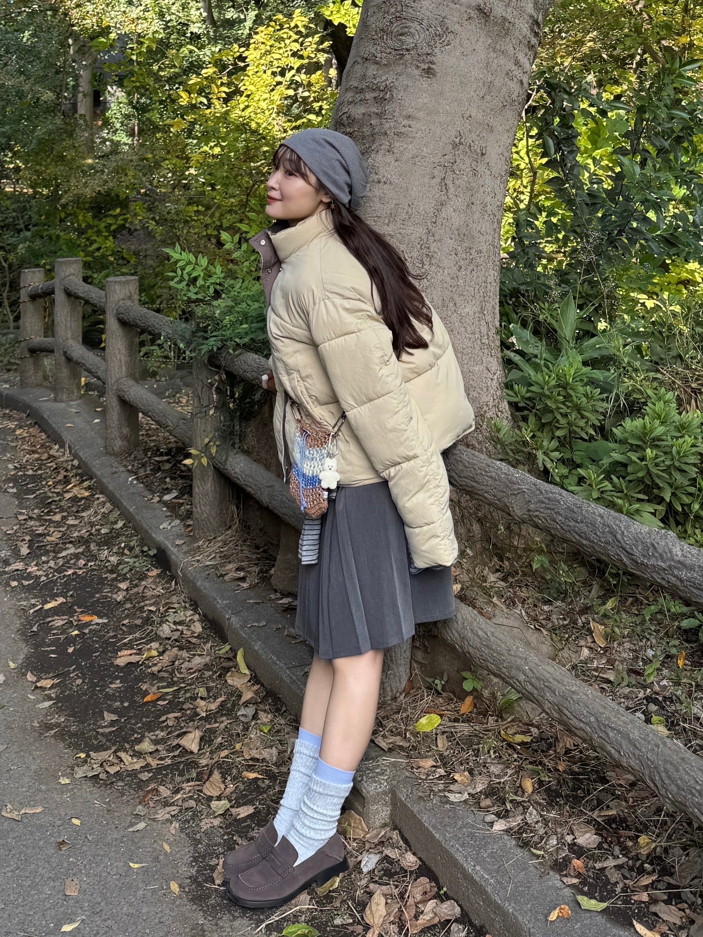 ミディアム丈プリーツスカート DPB78215