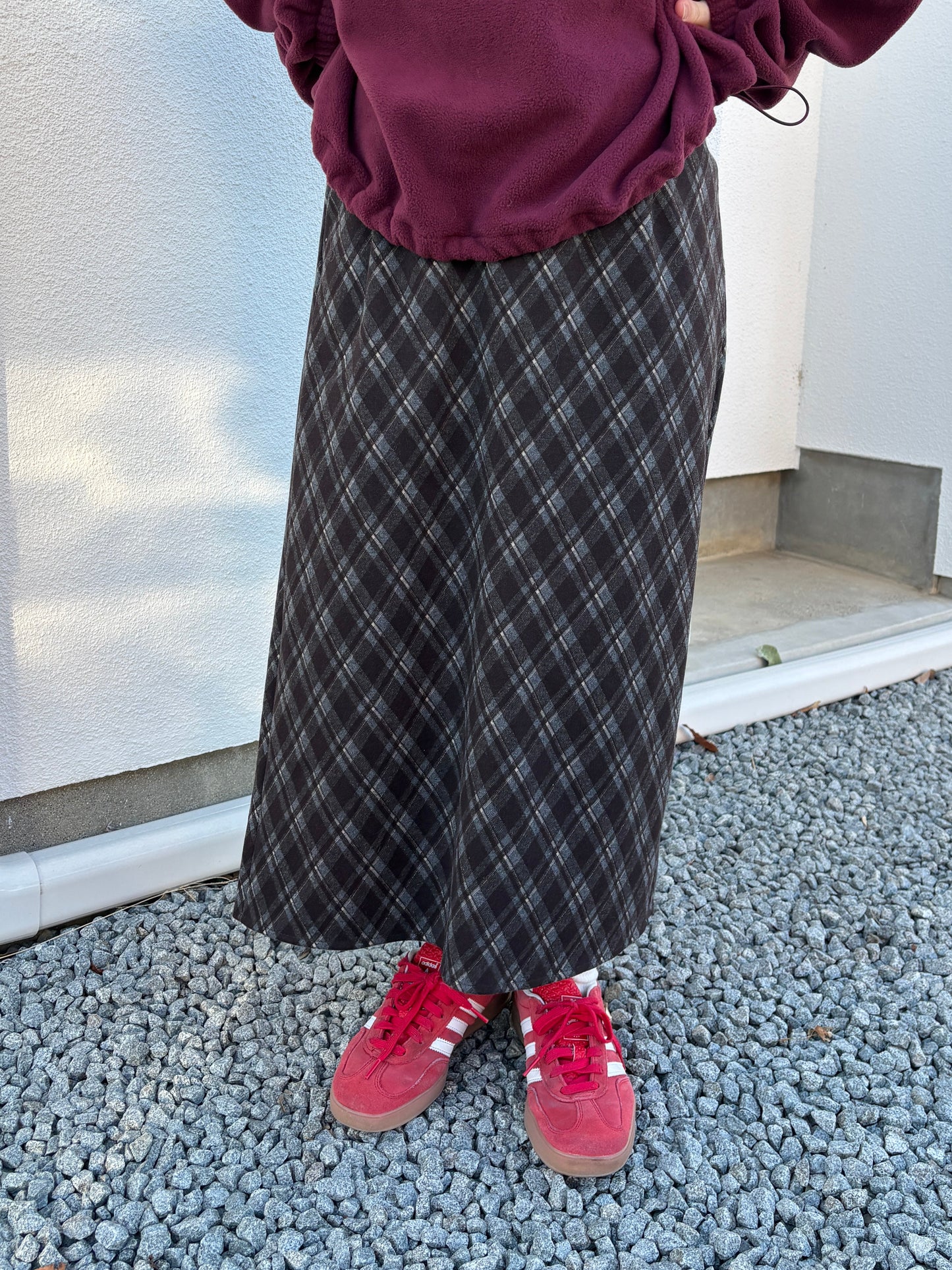 ストレートチェックスカート DPB84311