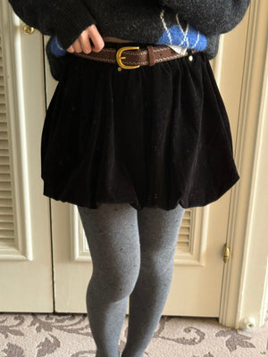 ブラックバルーンミニスカート DPA43719