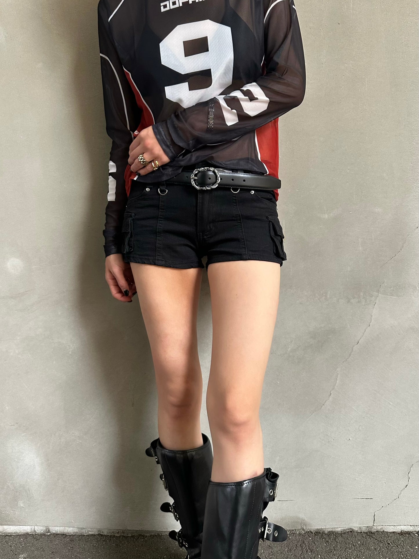 ブラックショートパンツ DPB26640