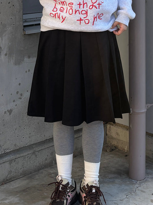 ミディアムプリーツスカート  DPB84325