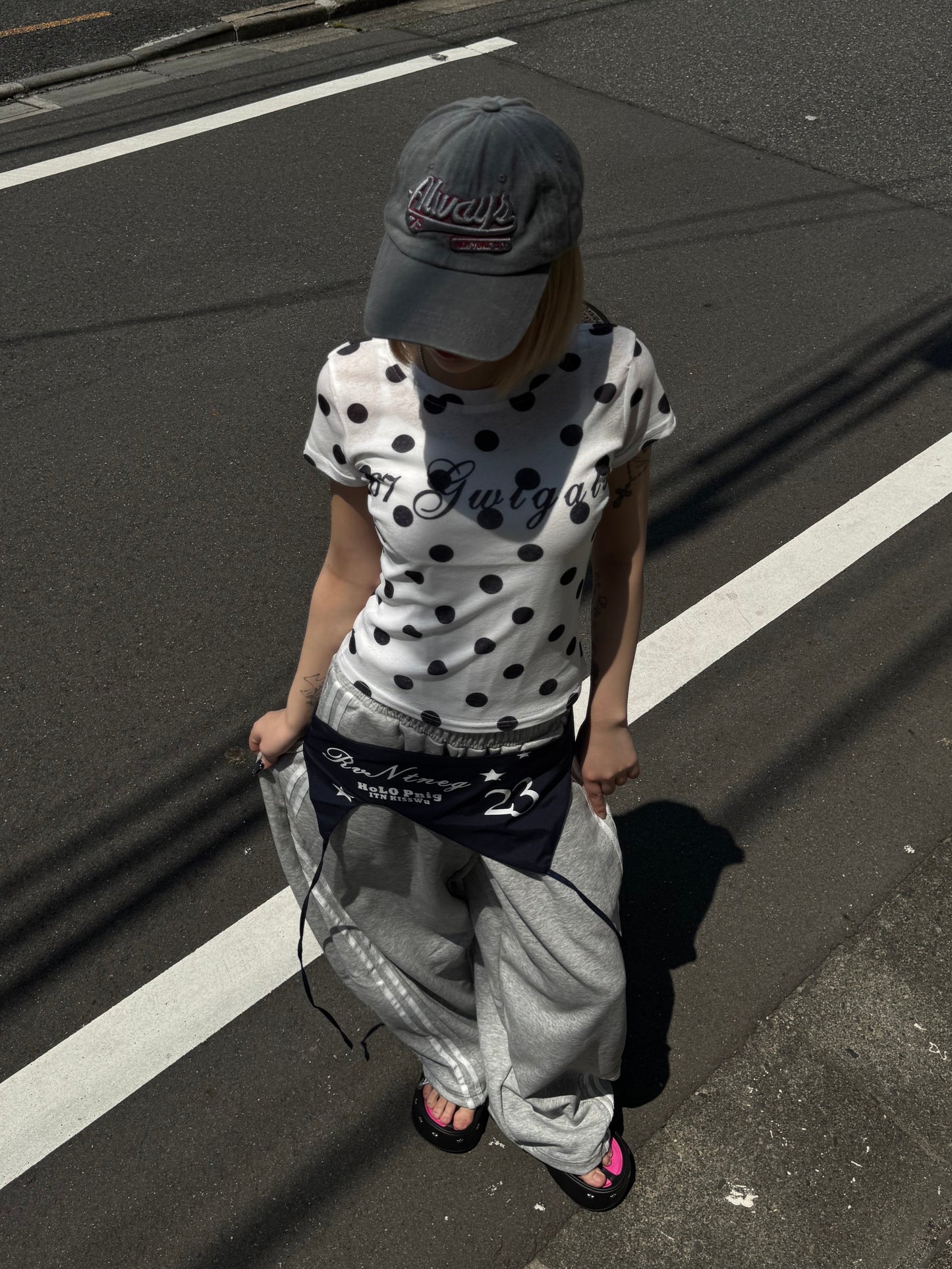 ドットナンバーミニTシャツ DPB86282