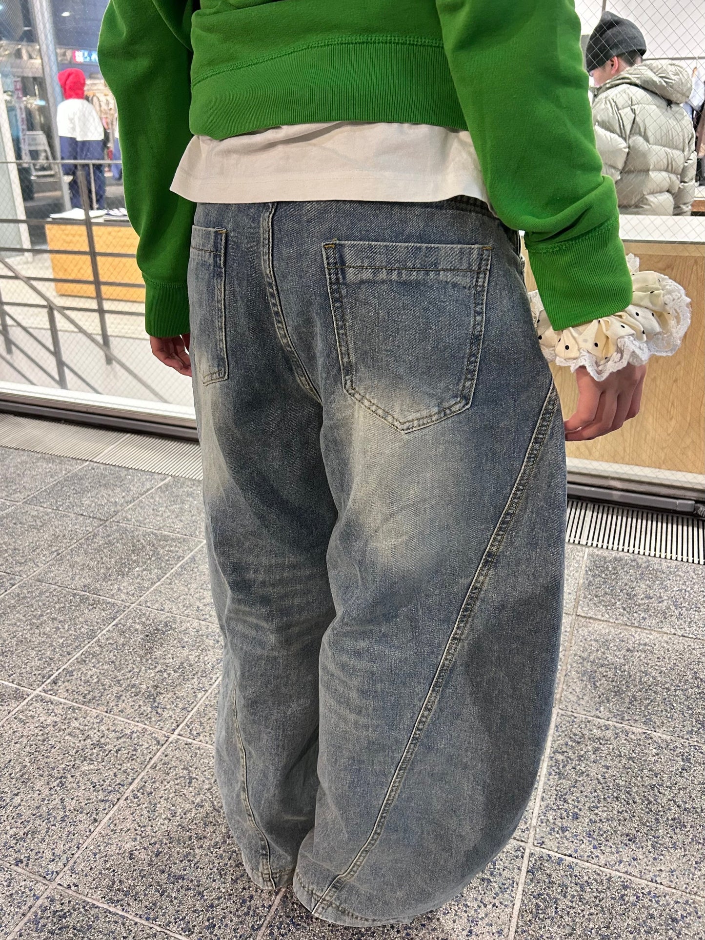 バルーンバキーデニムパンツ DPB92066