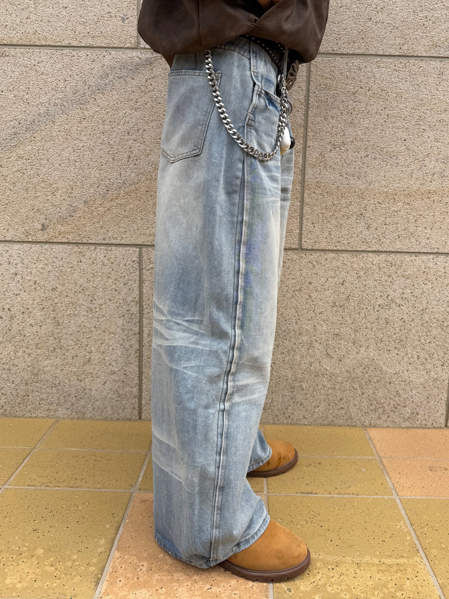 ウォッシュデニムパンツ DPB90079