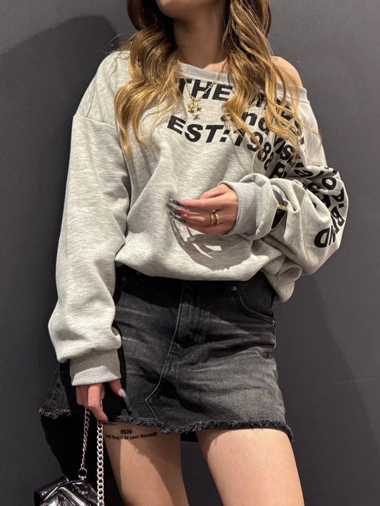 オフショルロゴスウェット DPB42170