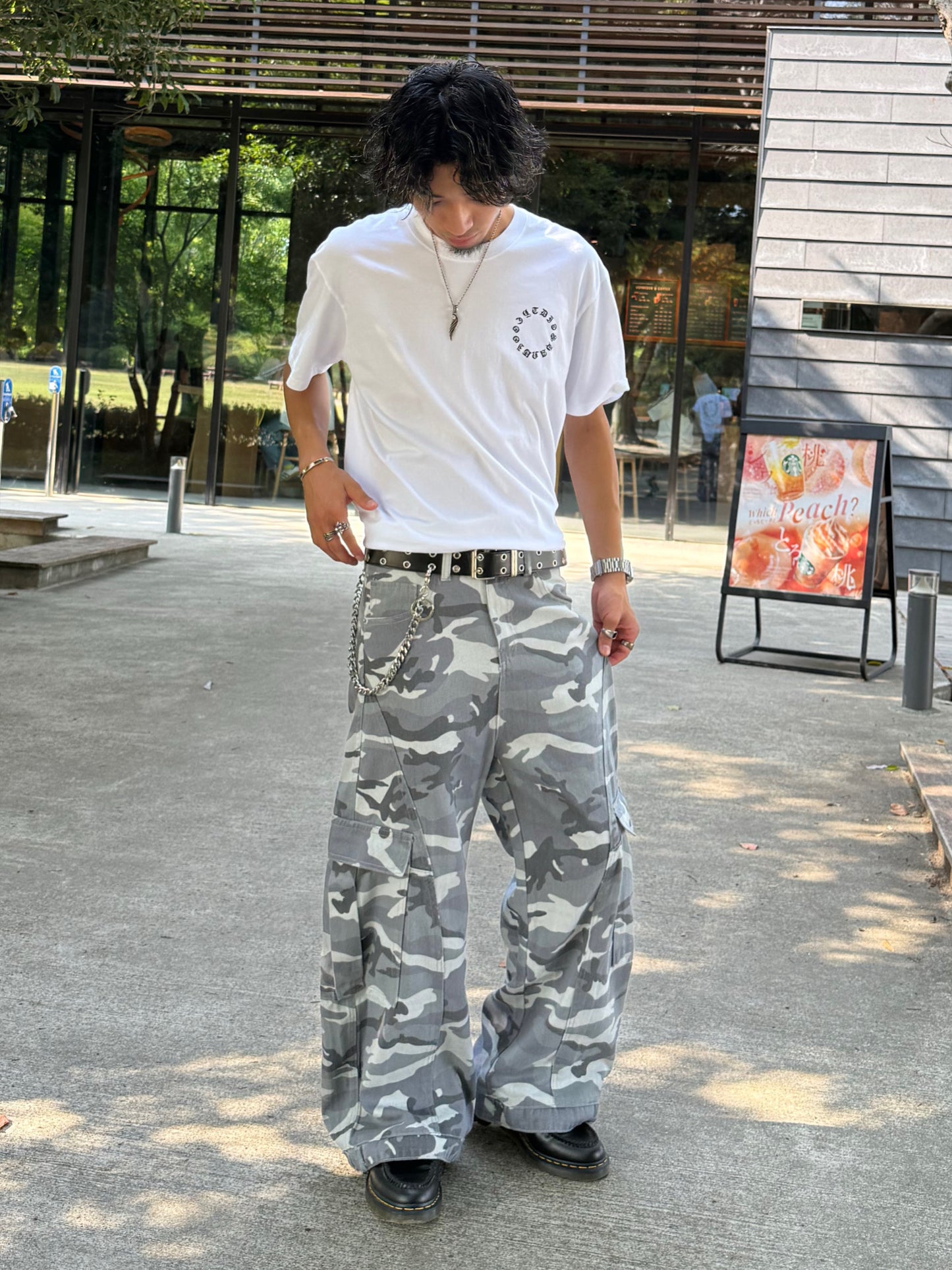 Kenshin_ダブルサークルロゴTシャツ DPB73407