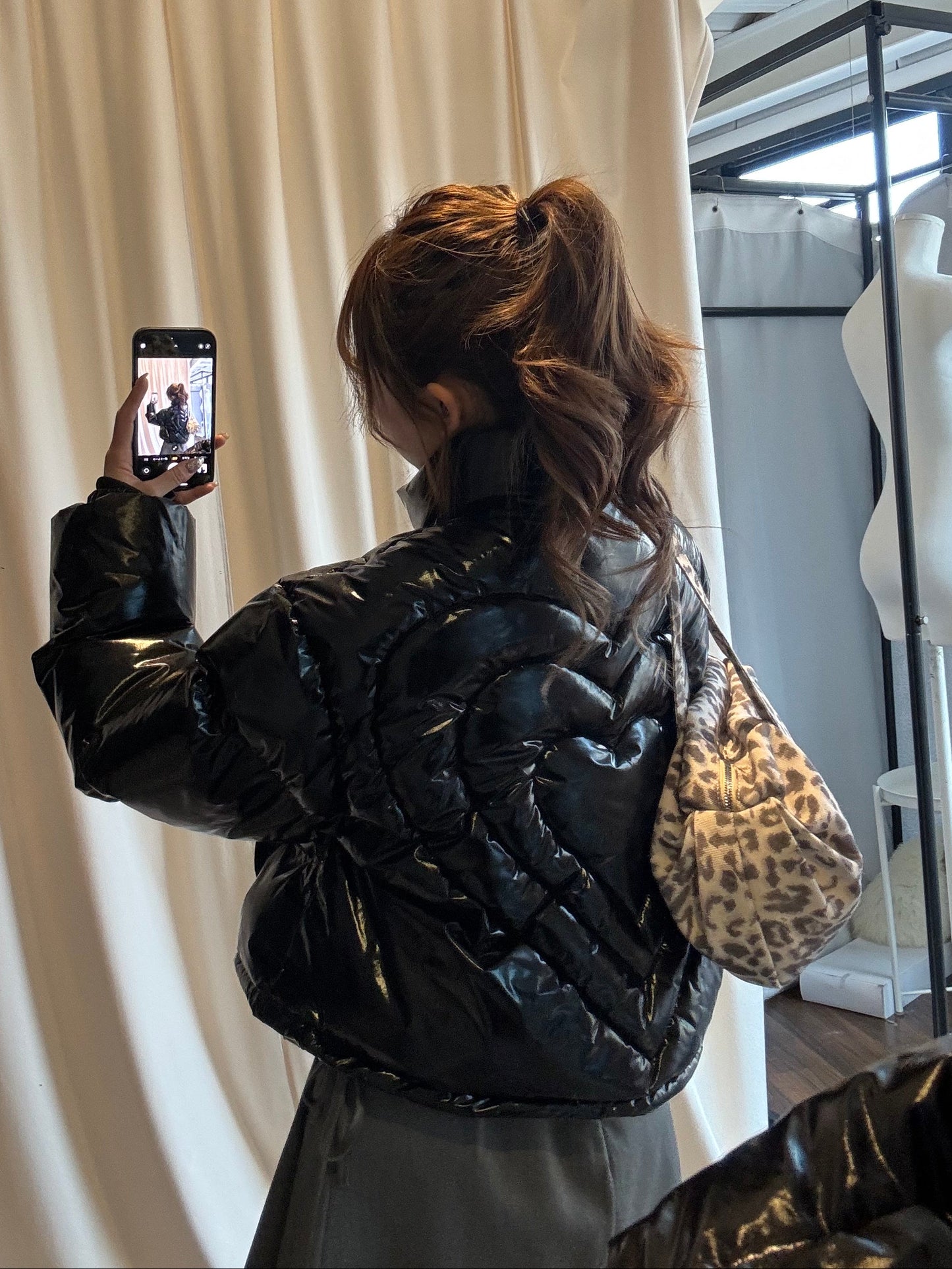 バックハートダウンジャケット DPB86179