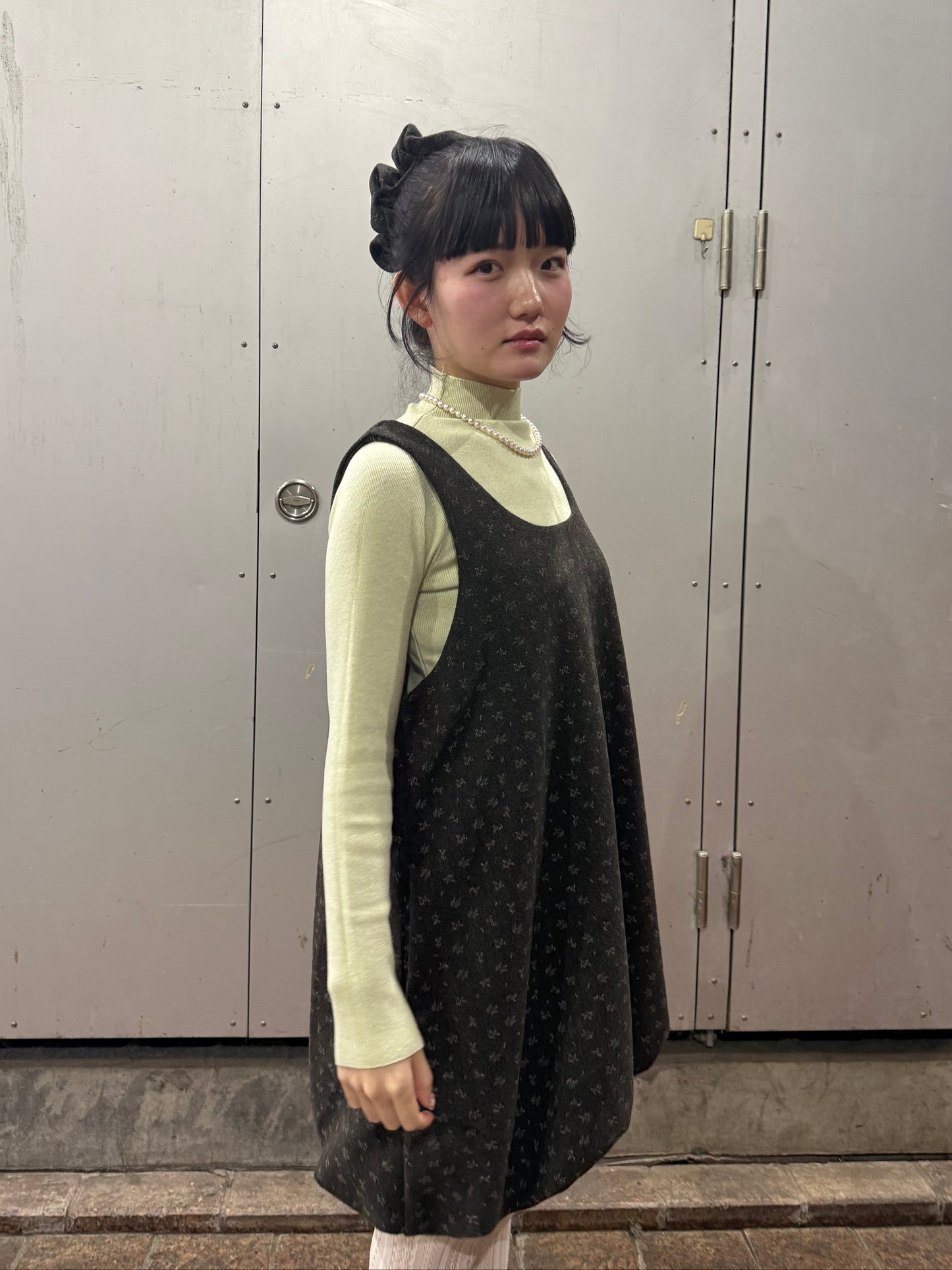 ミニフラワーバルーンワンピース&シュシュ DPA43715