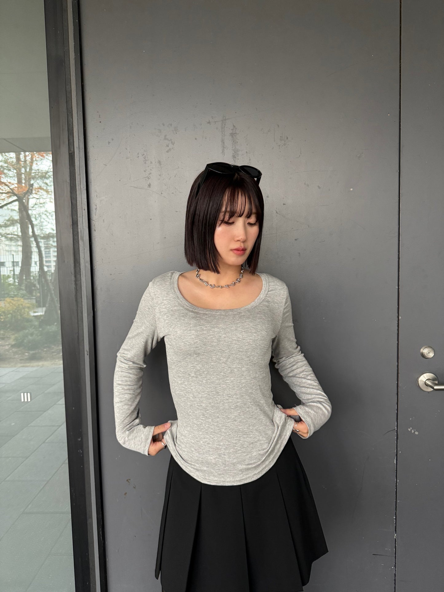 ベーシックUネックTシャツ DPB93058