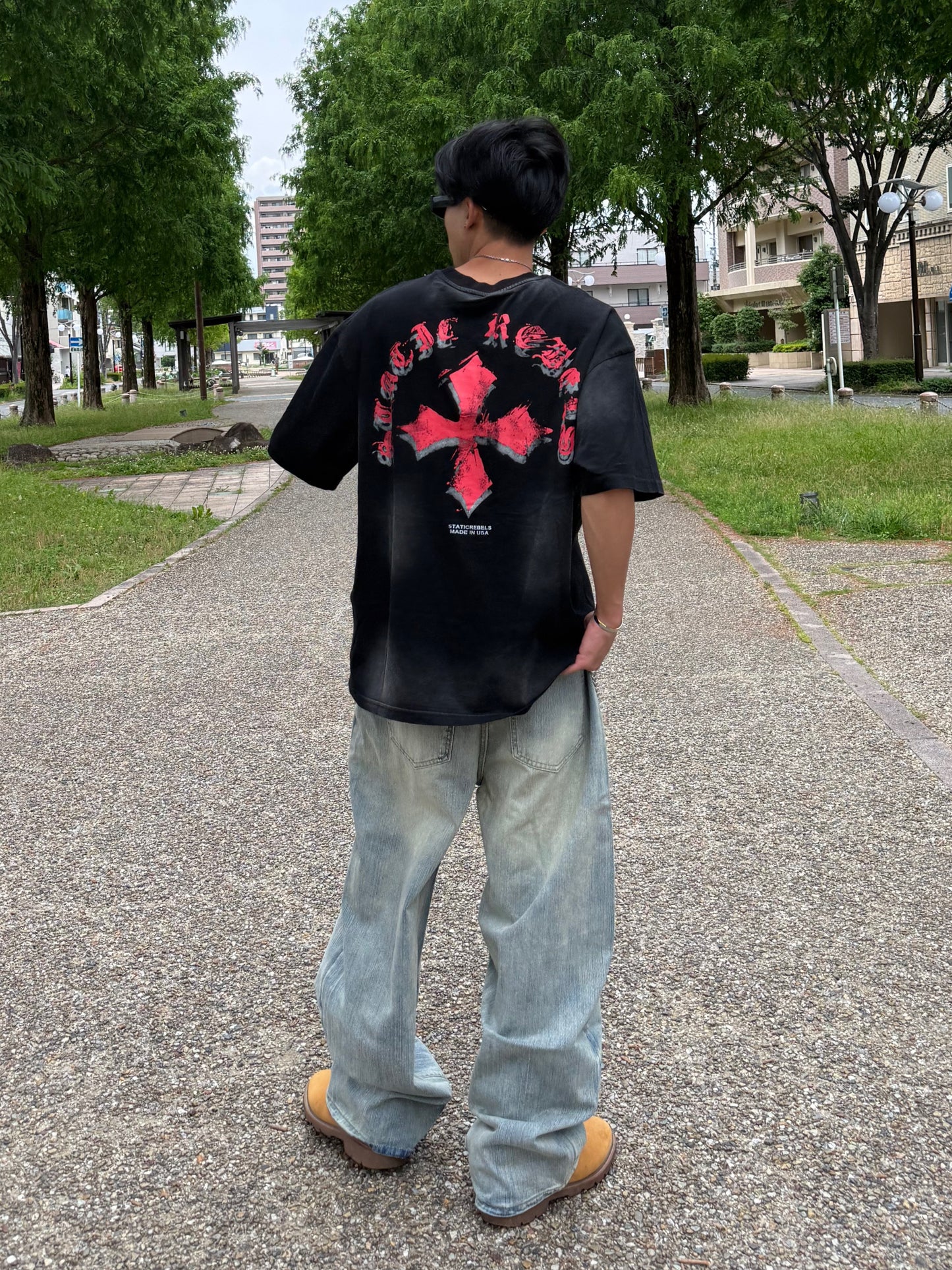 【即納】ウォッシュバルーンデニムパンツ DPB90219S