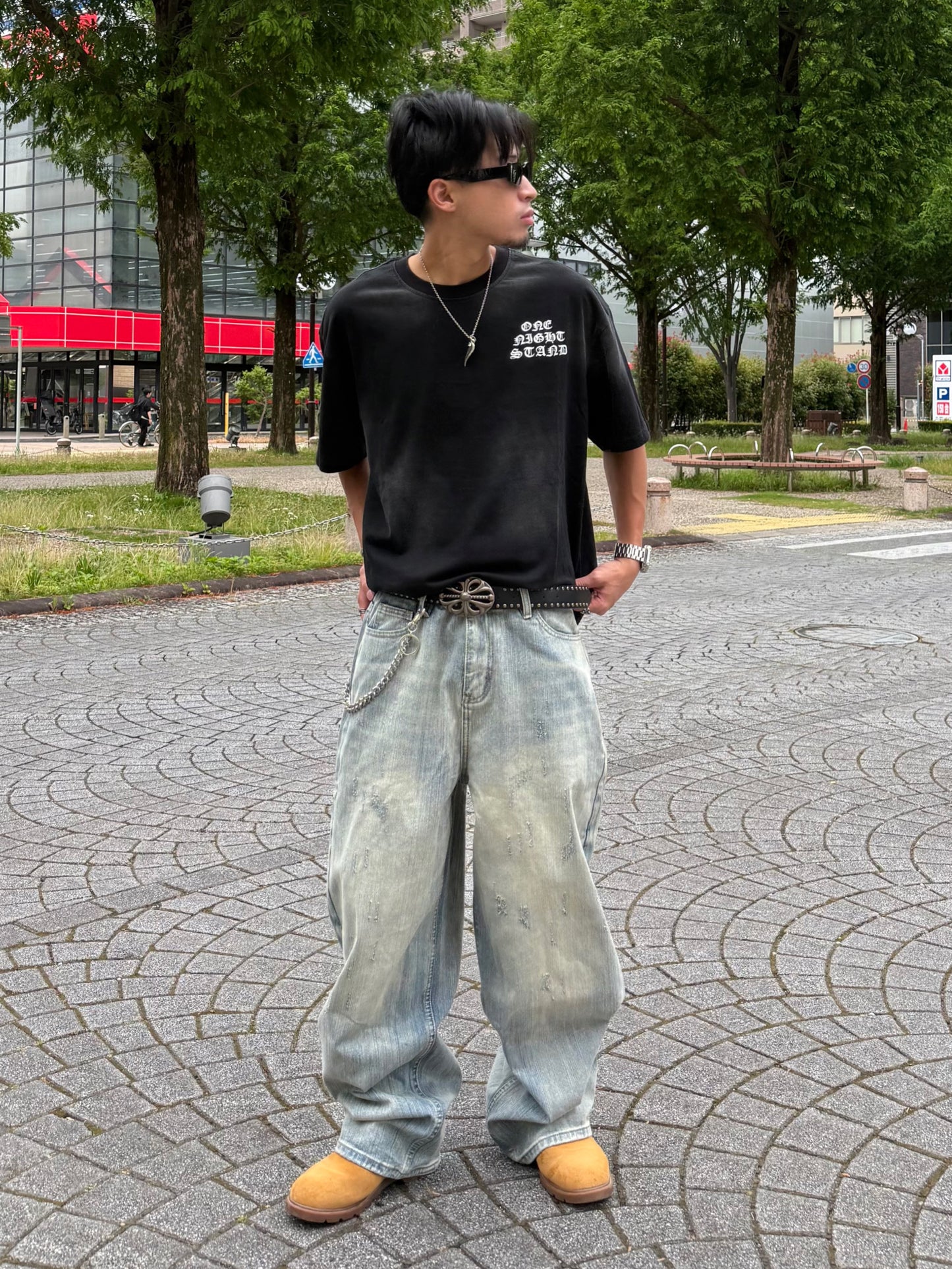 【即納】ウォッシュバルーンデニムパンツ DPB90219S