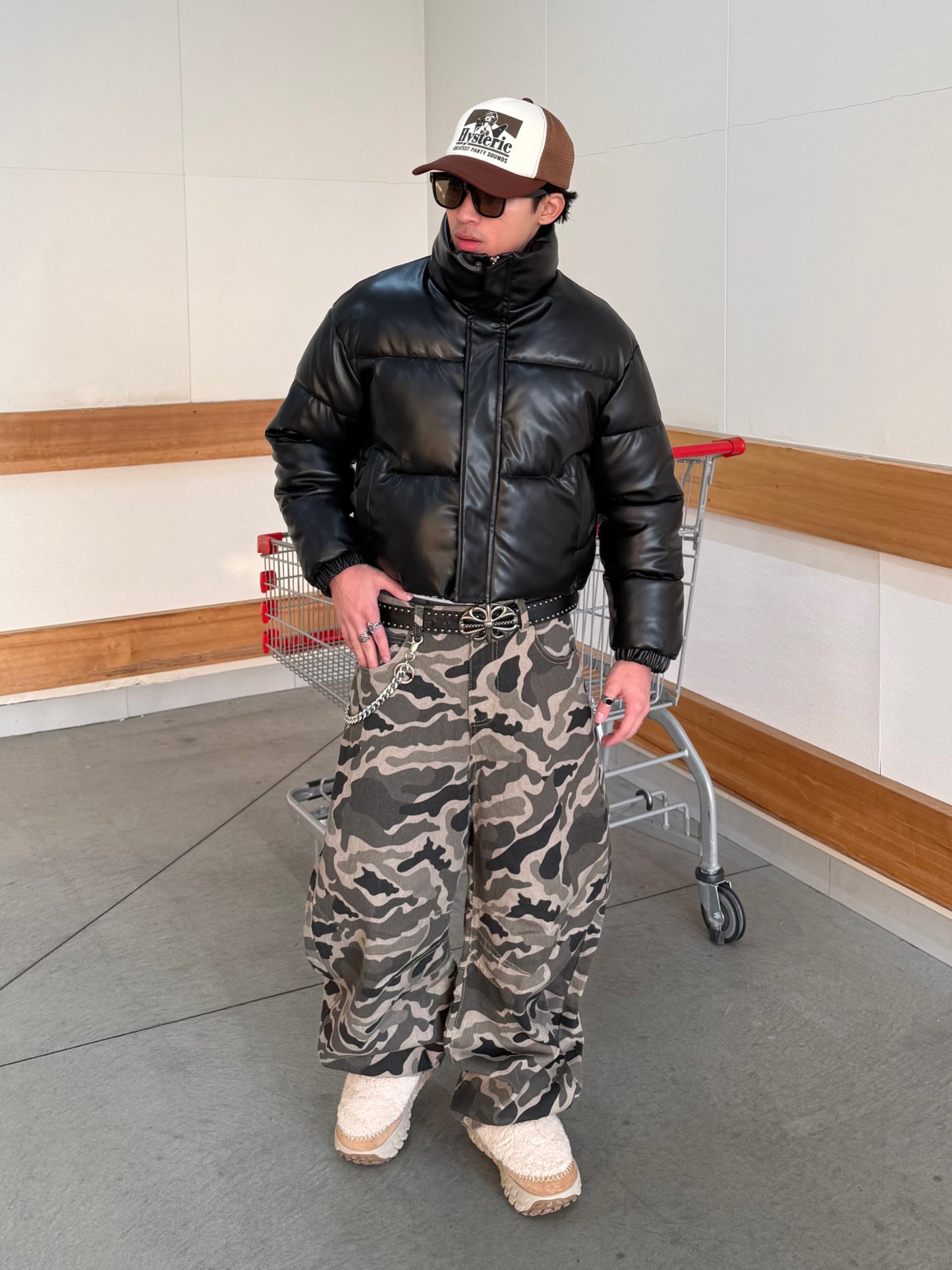 レザーライクパデットジャケット DPB90158