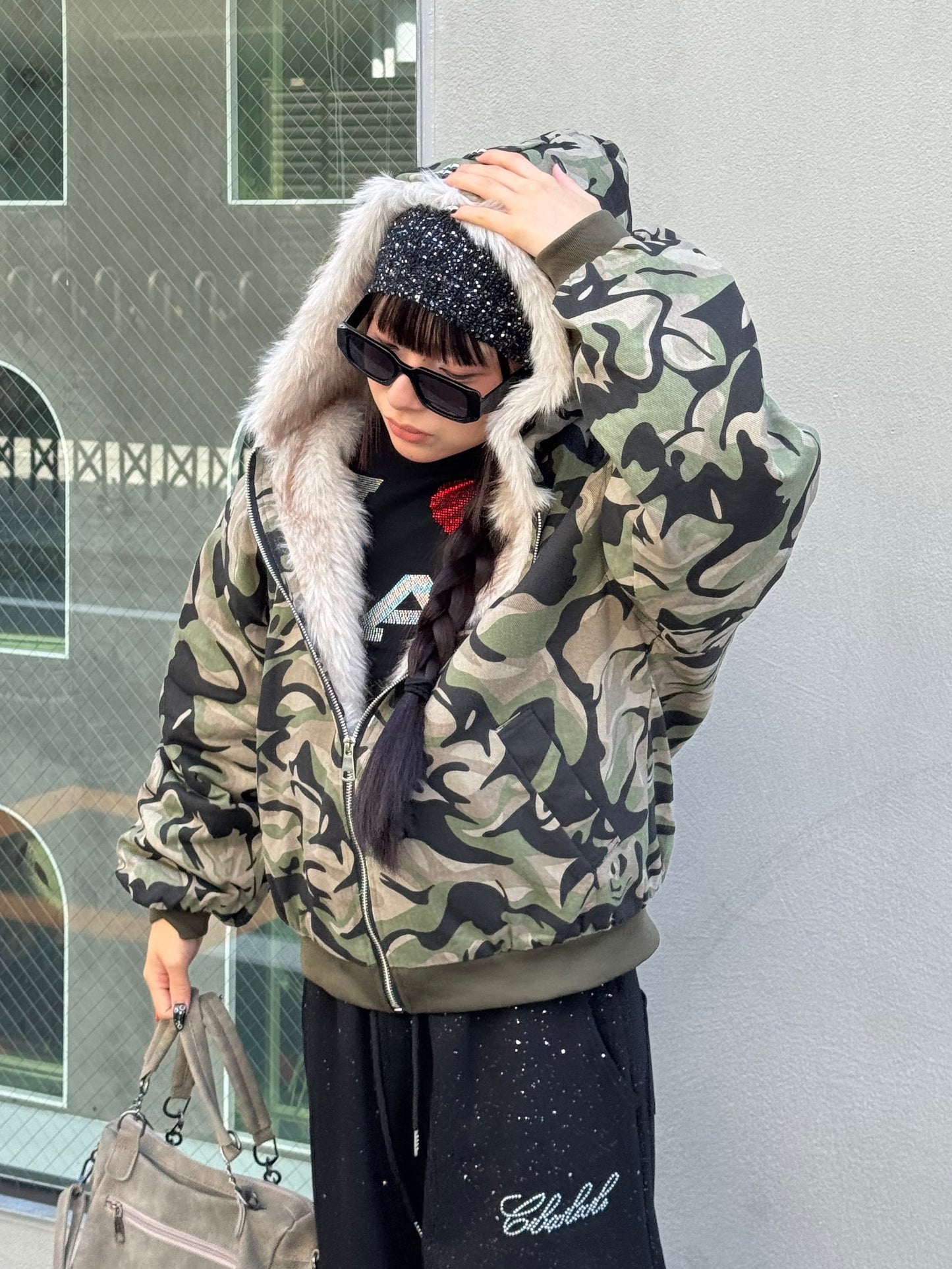 カモフラファーパーカー DPB86139