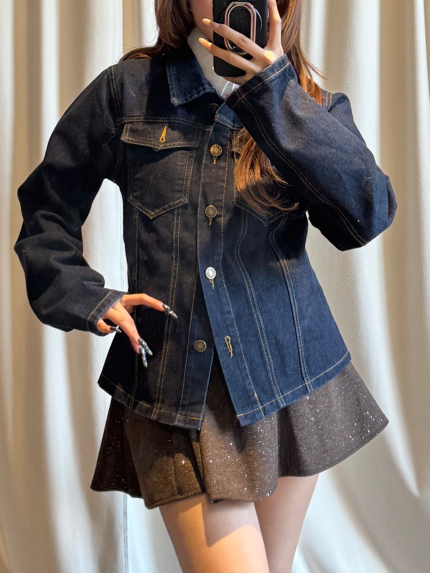 ラメミニスカート DPB86209