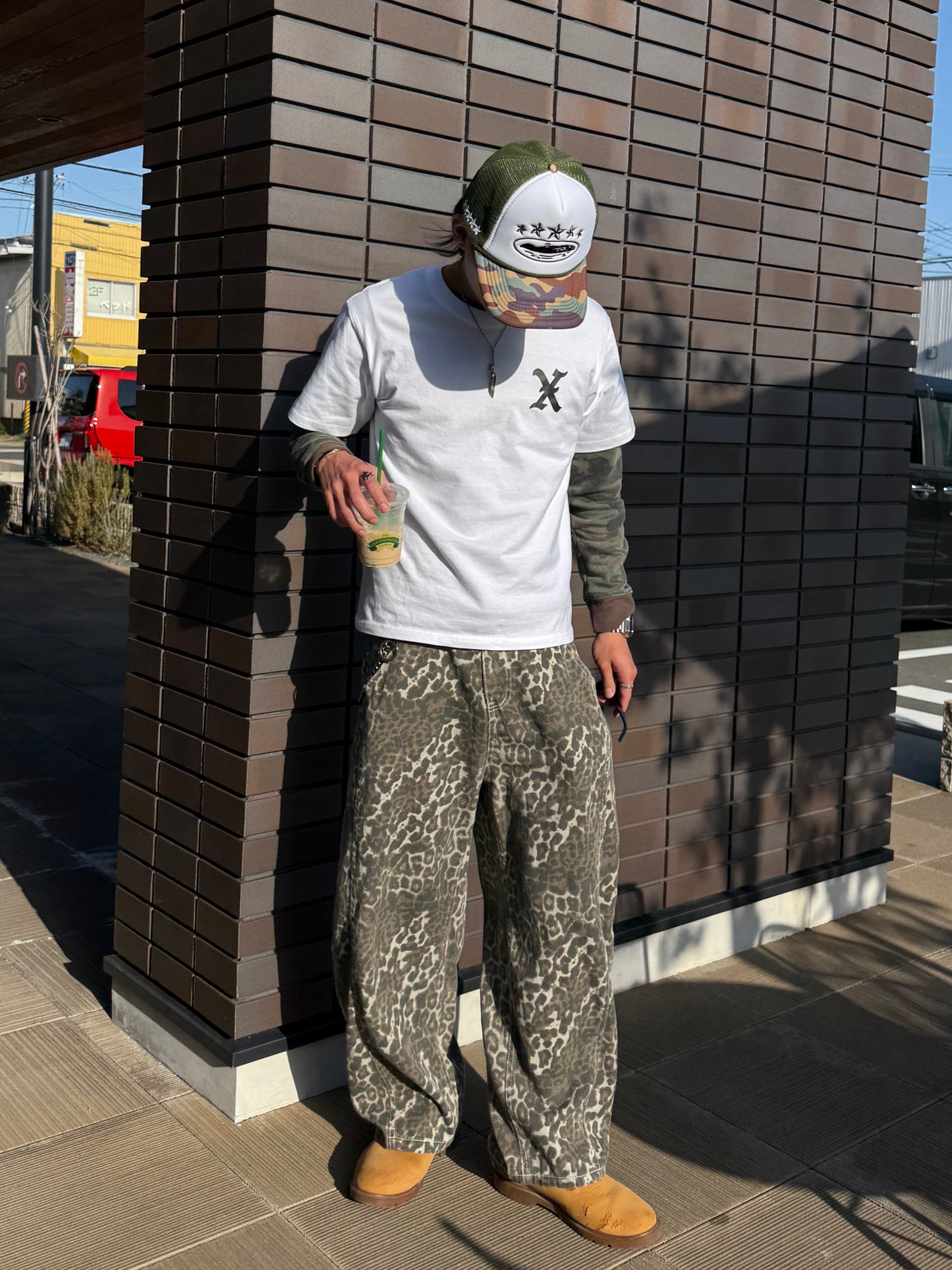 レオパードデニムパンツ DPB90181