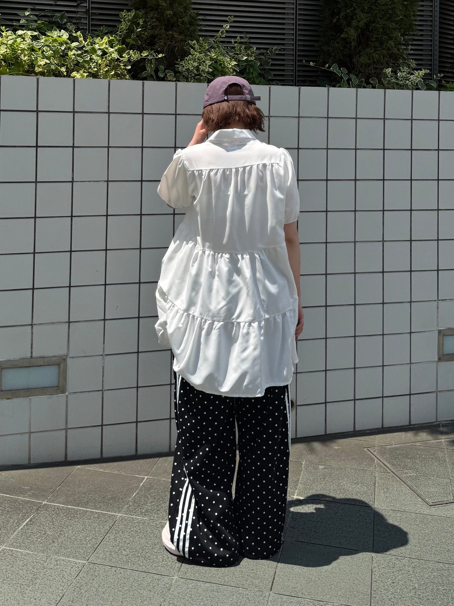 ギャザーシャツワンピース DPB91172