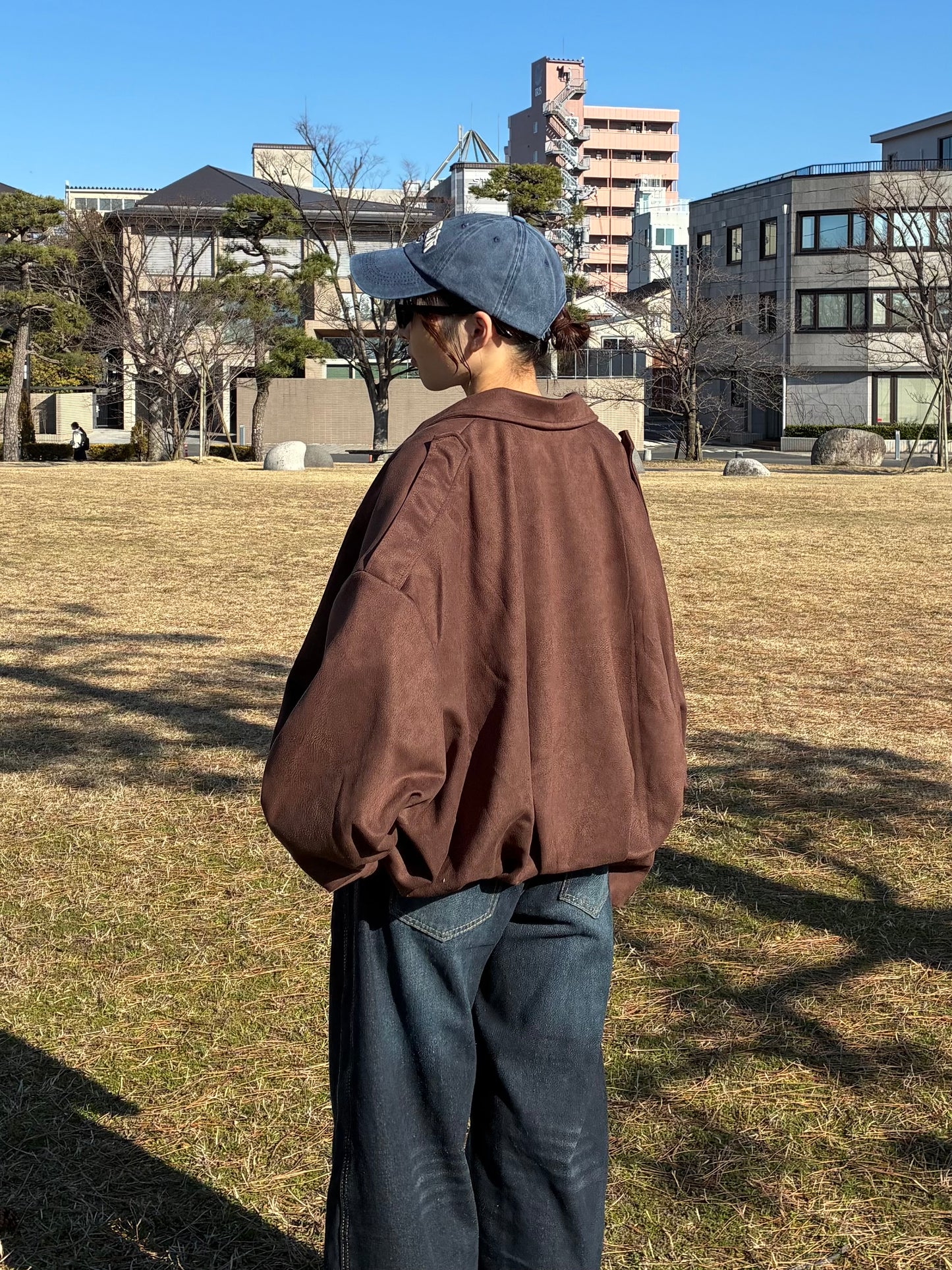 ブラウンスエードジャケット DPA61453