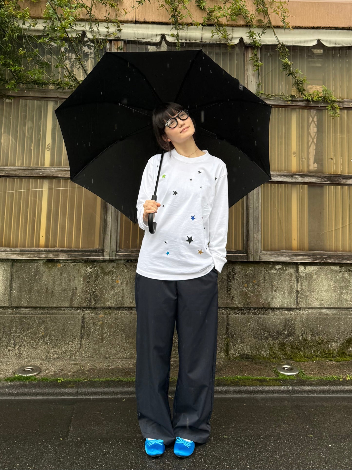 ネイビーストレートパンツ DPA43753