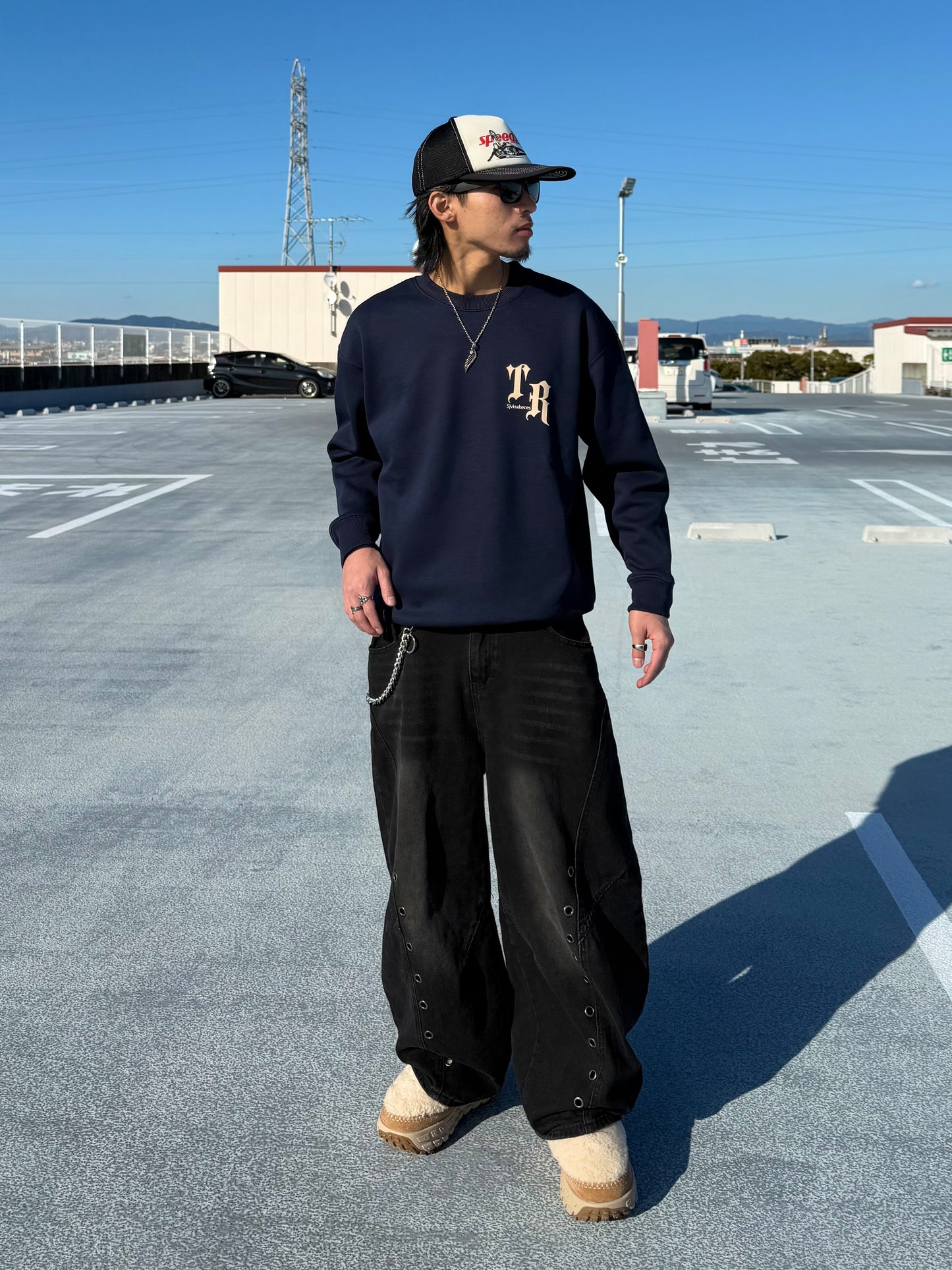 ユニセックスロゴスウェット DPB73563