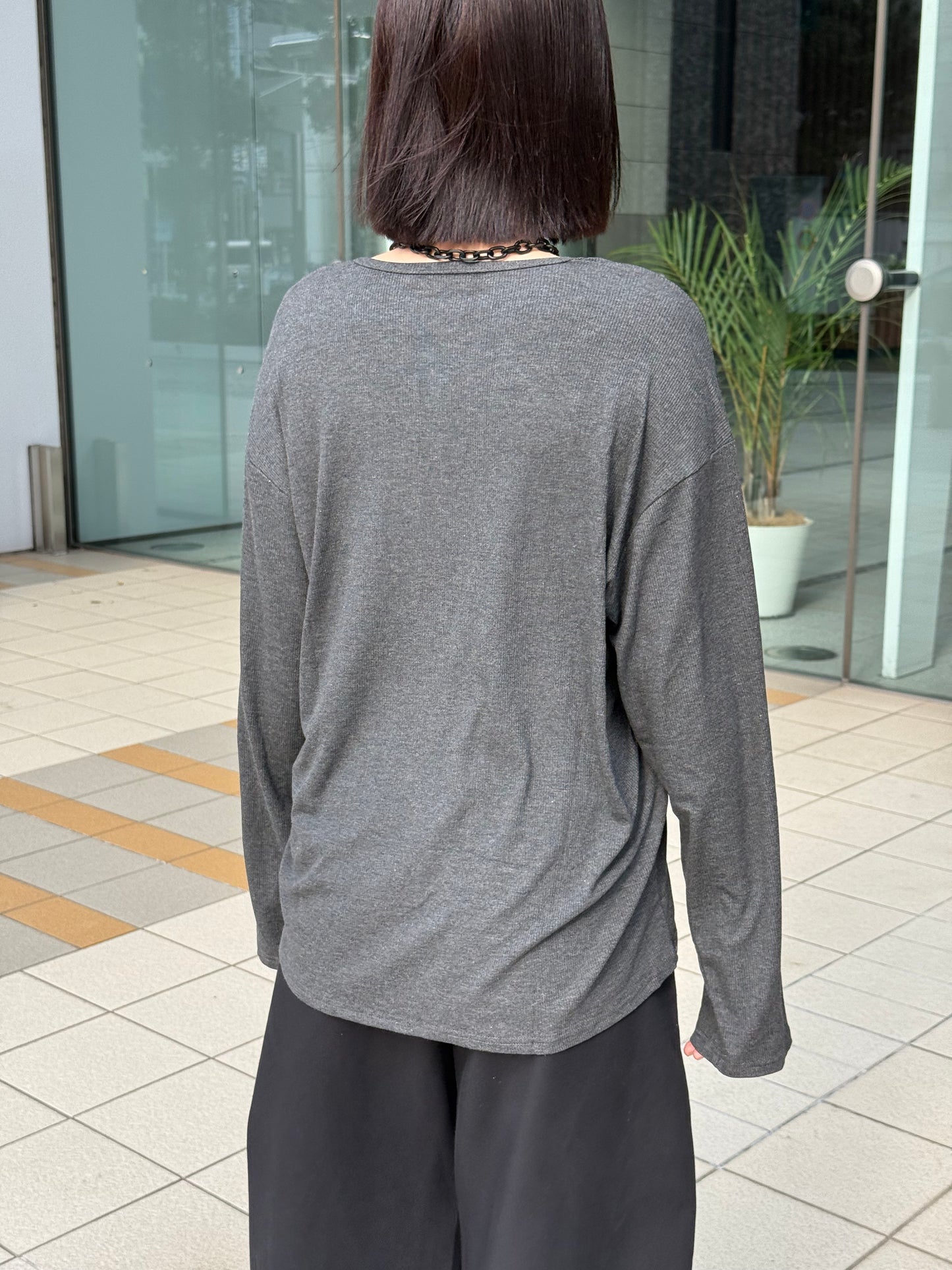ヘンリーネックワイドトップス DPB93027