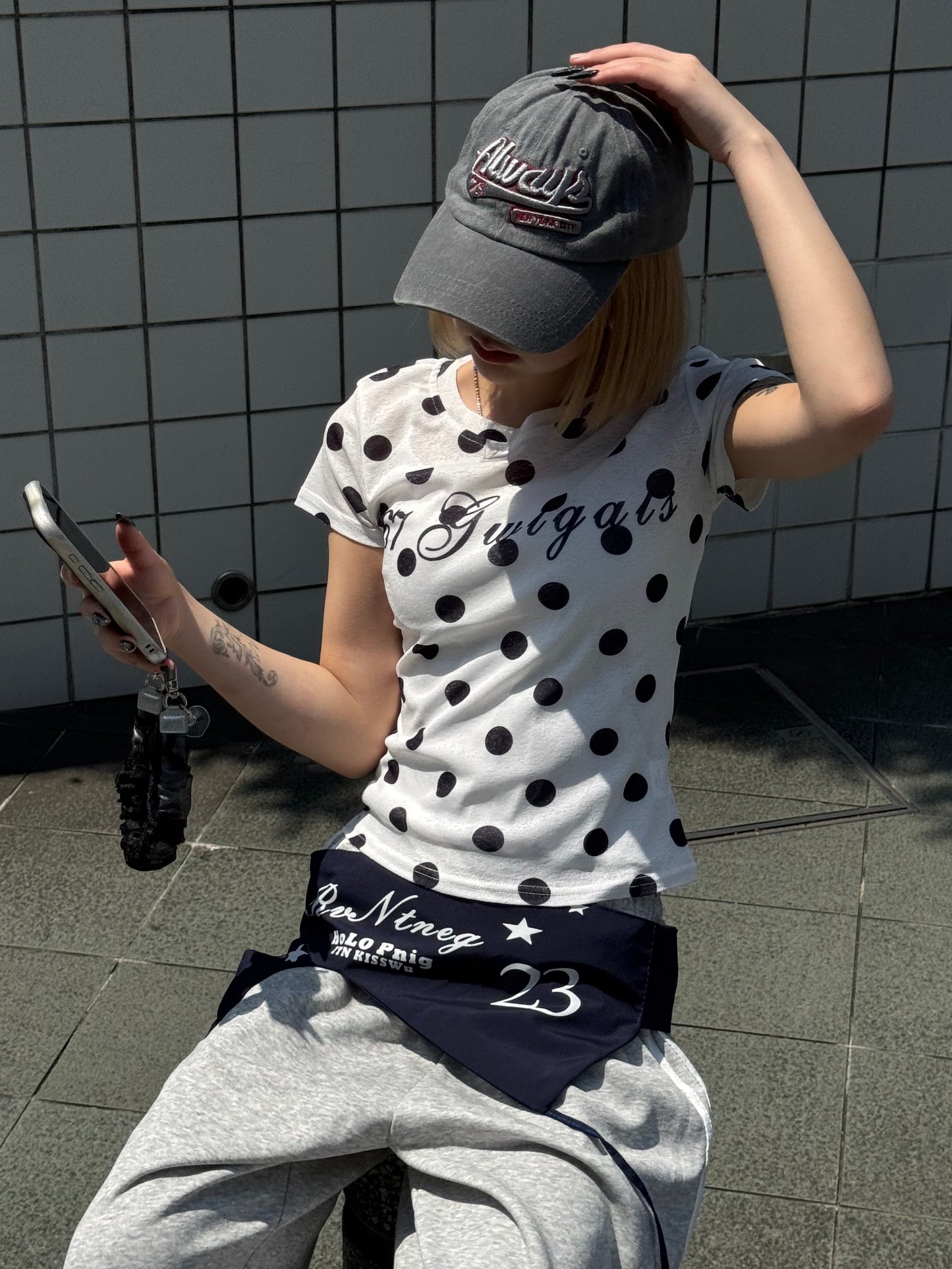 ドットナンバーミニTシャツ DPB86282