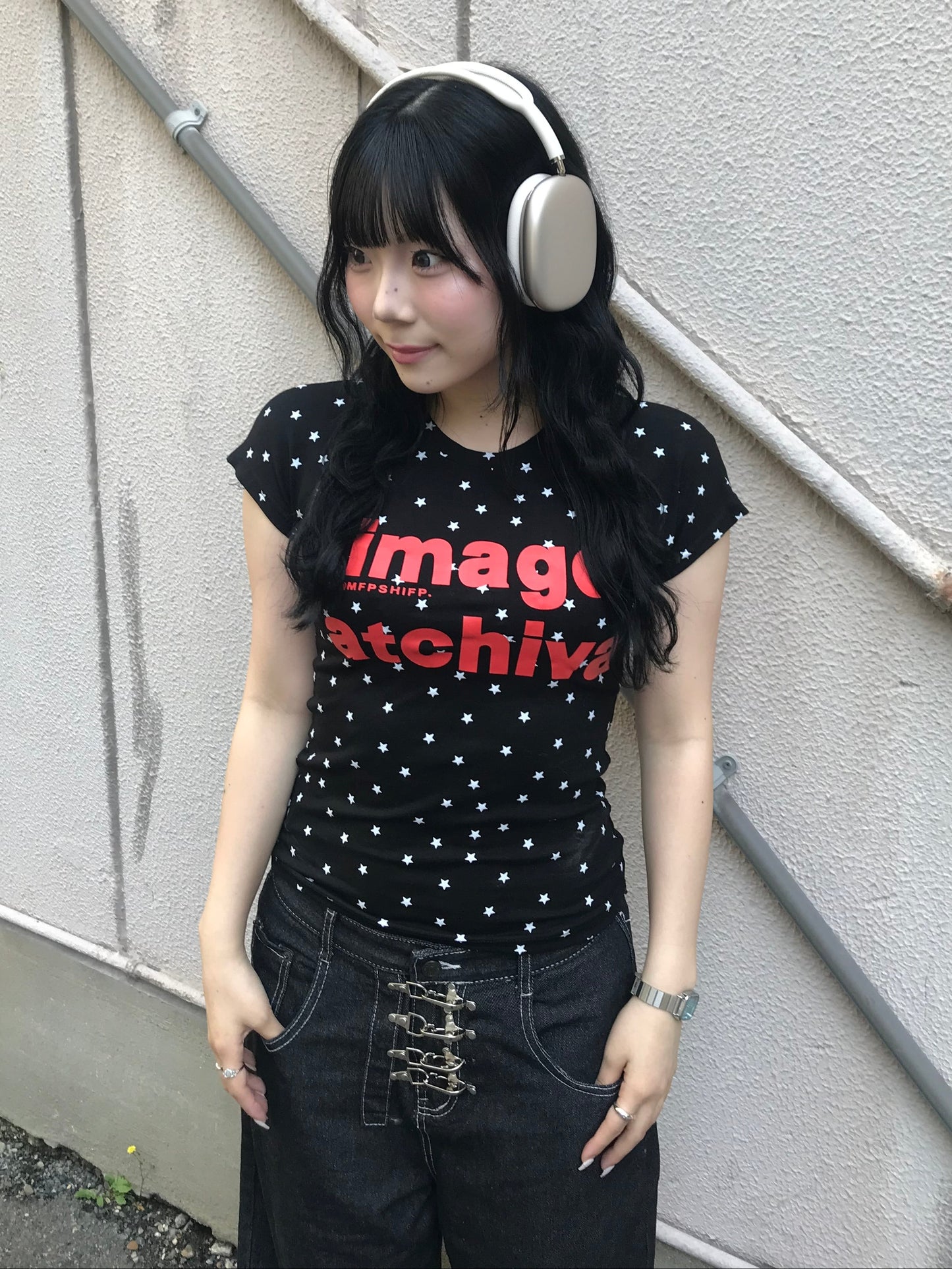 ブラックスターフィットTシャツ DPB89249