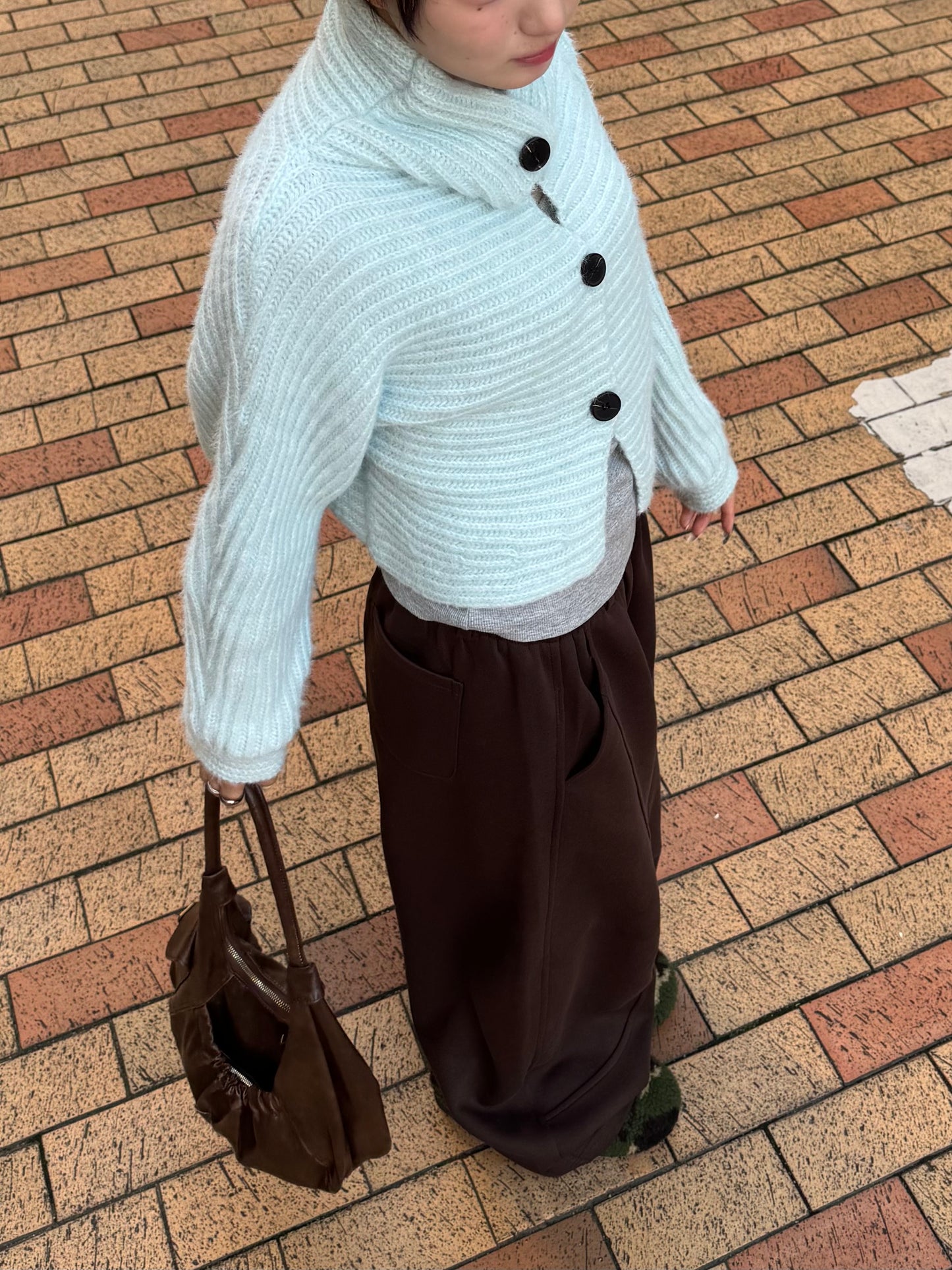 ニットベルトバルーンスウェットパンツ DPB85360