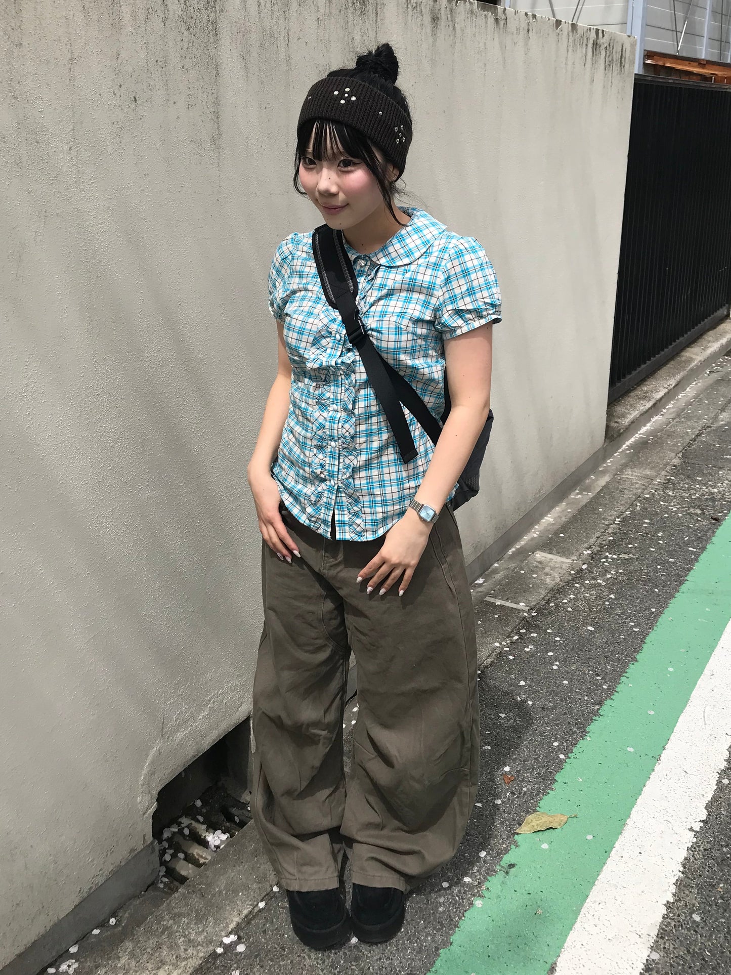 スカイブルーチェックシャツ DPB89244