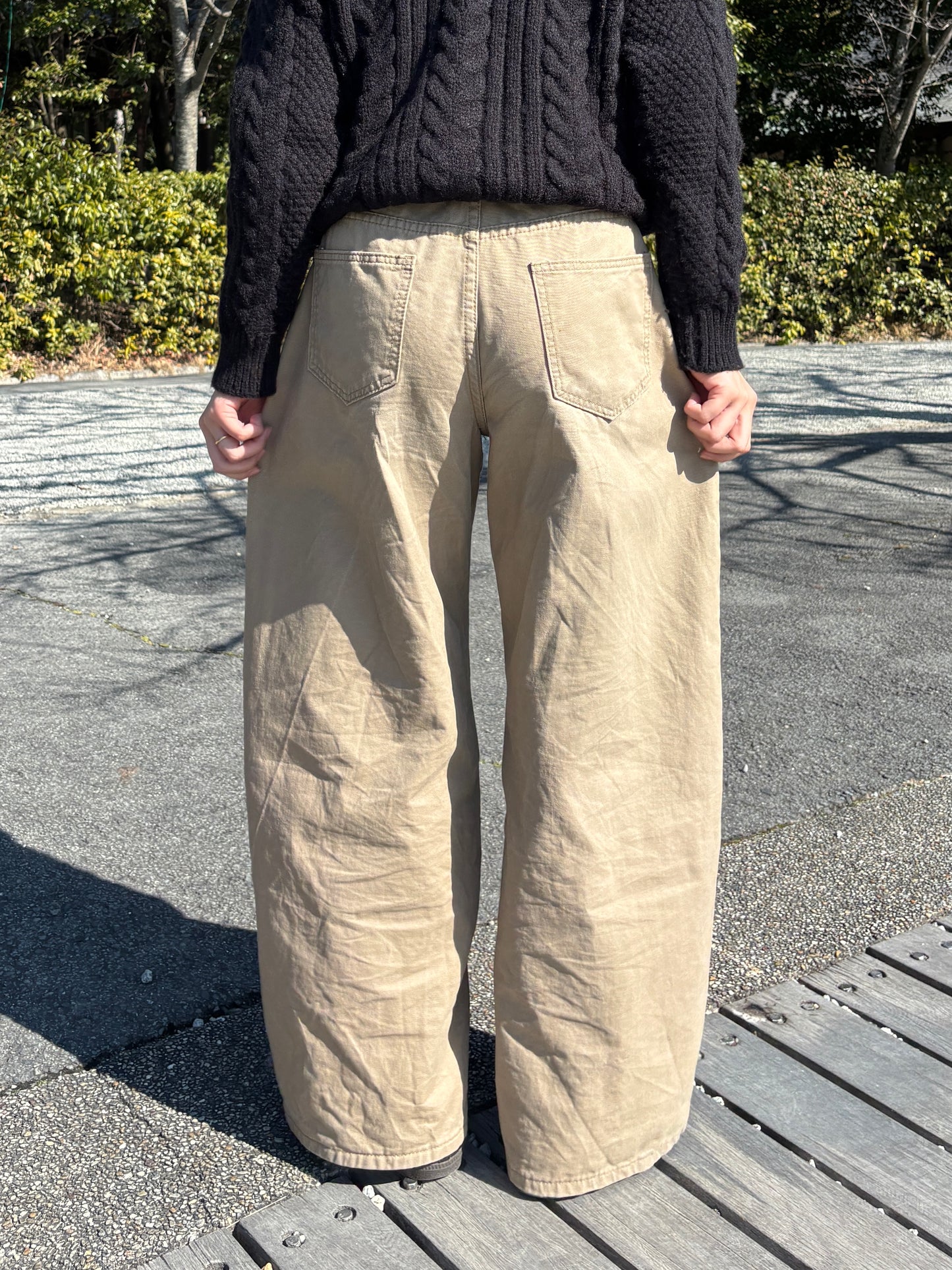 カーブベージュパンツ DPB63272