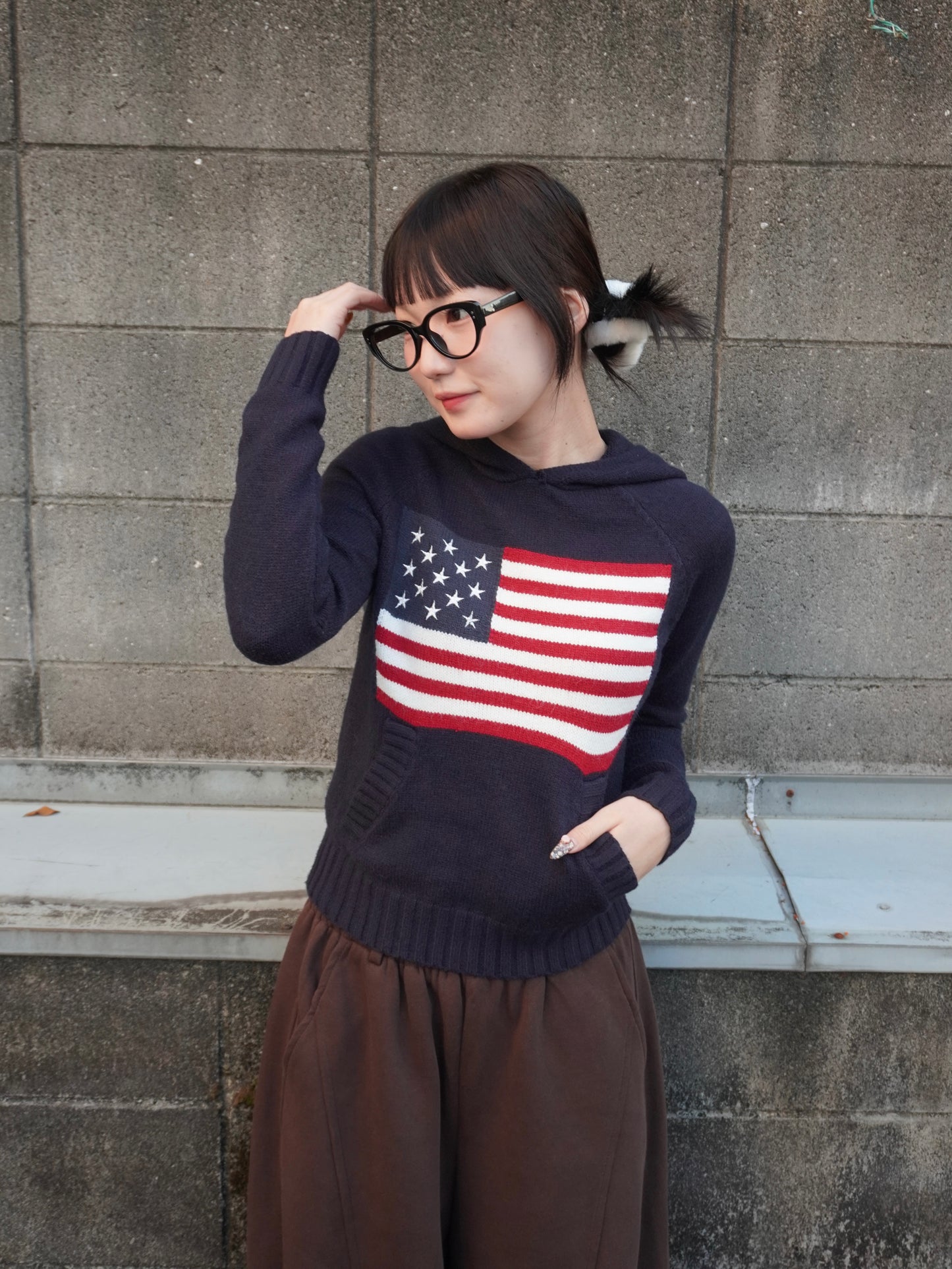 アメリカニットパーカー DPB85386