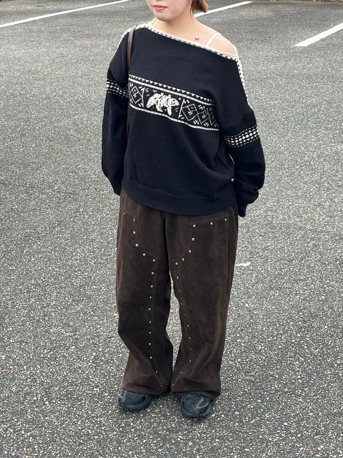 ワンショルノルディックニット DPB97019