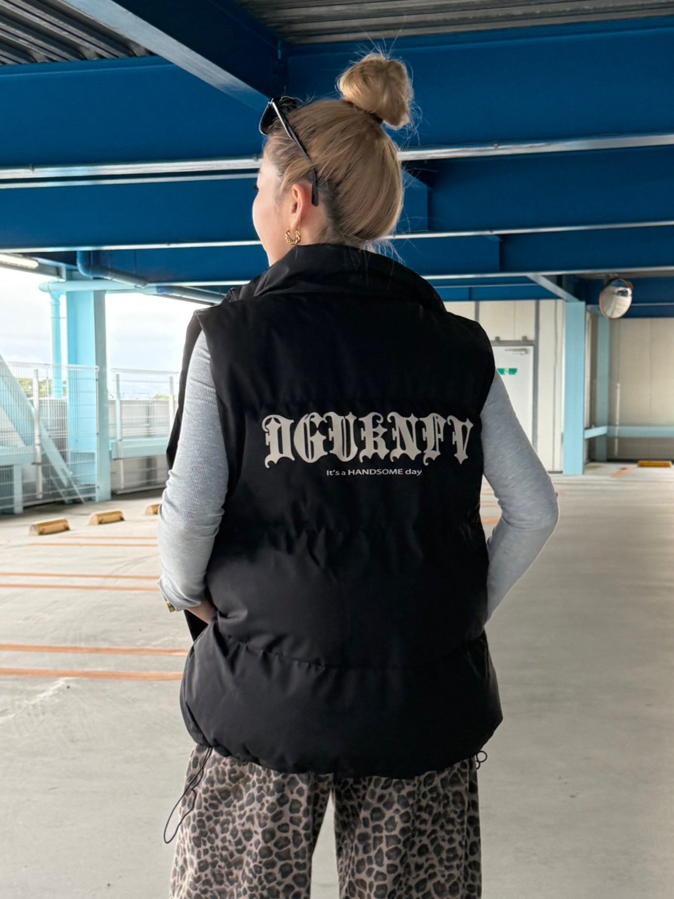 バックロゴダウンベスト DPB90062