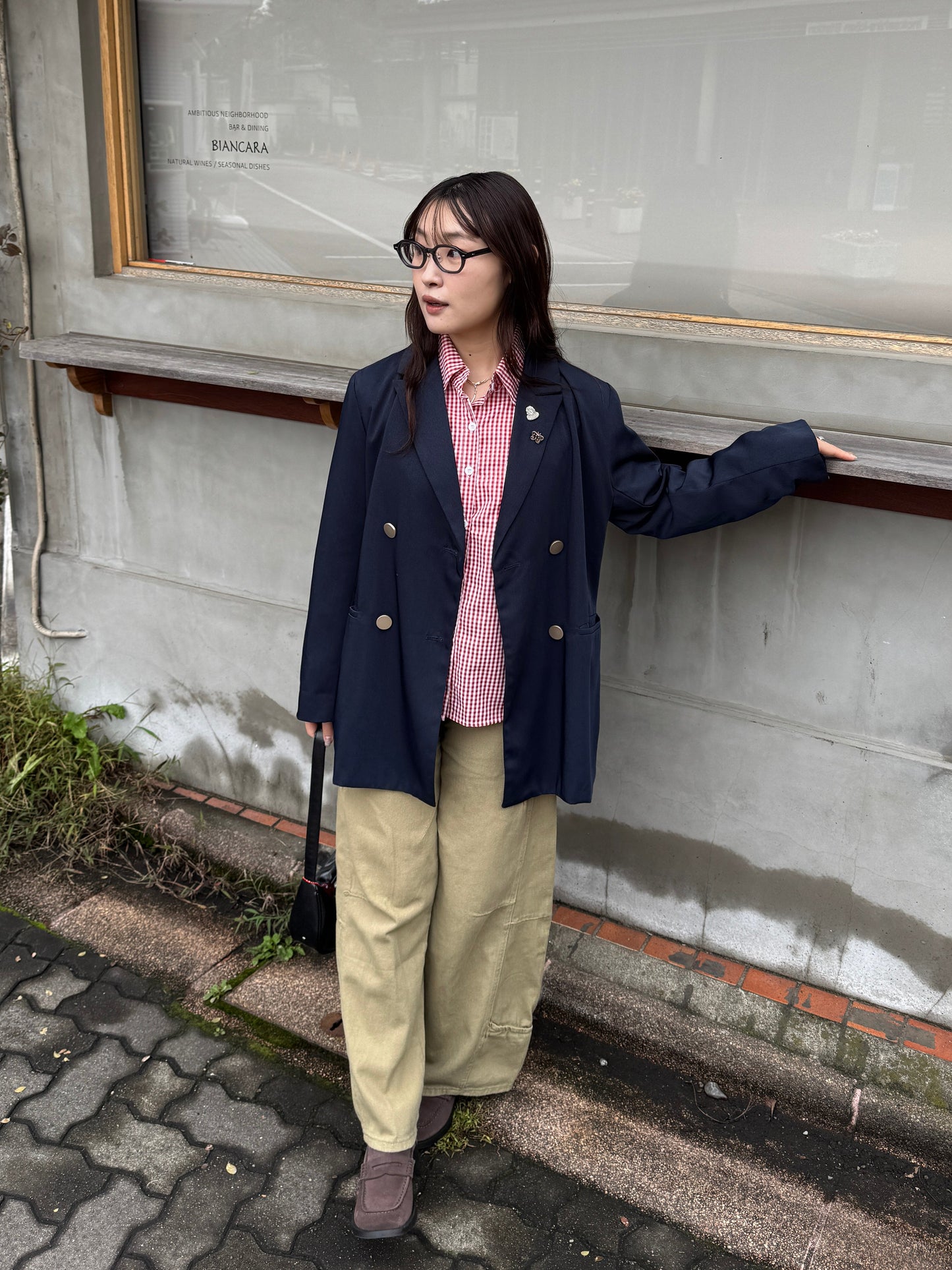 ワイドデザインチノパンツ DPB78202