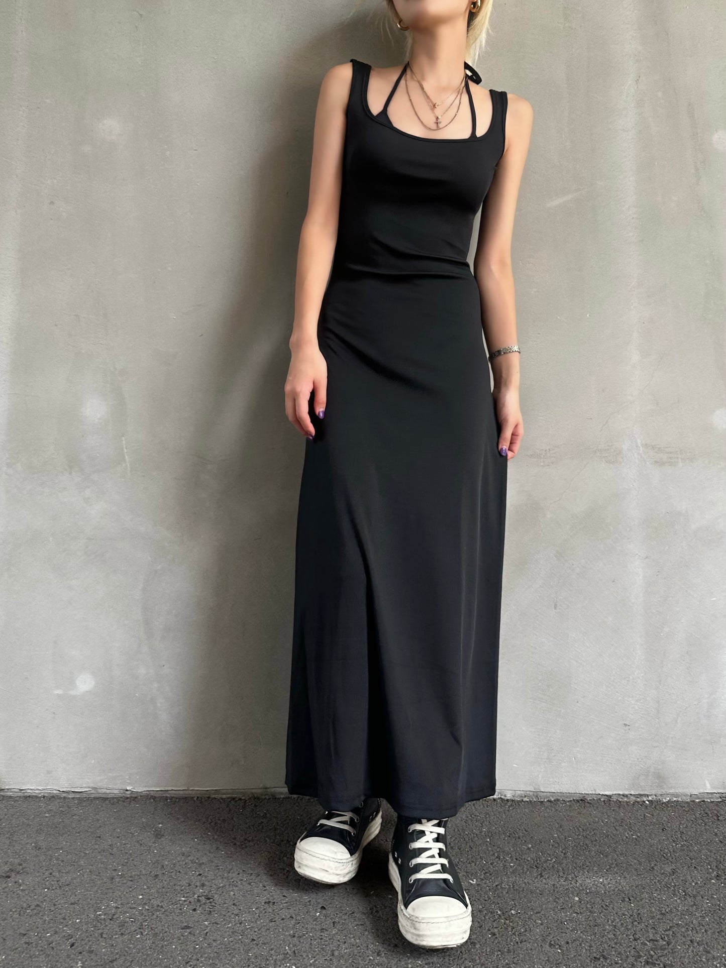 フィットロングワンピース DPB26654