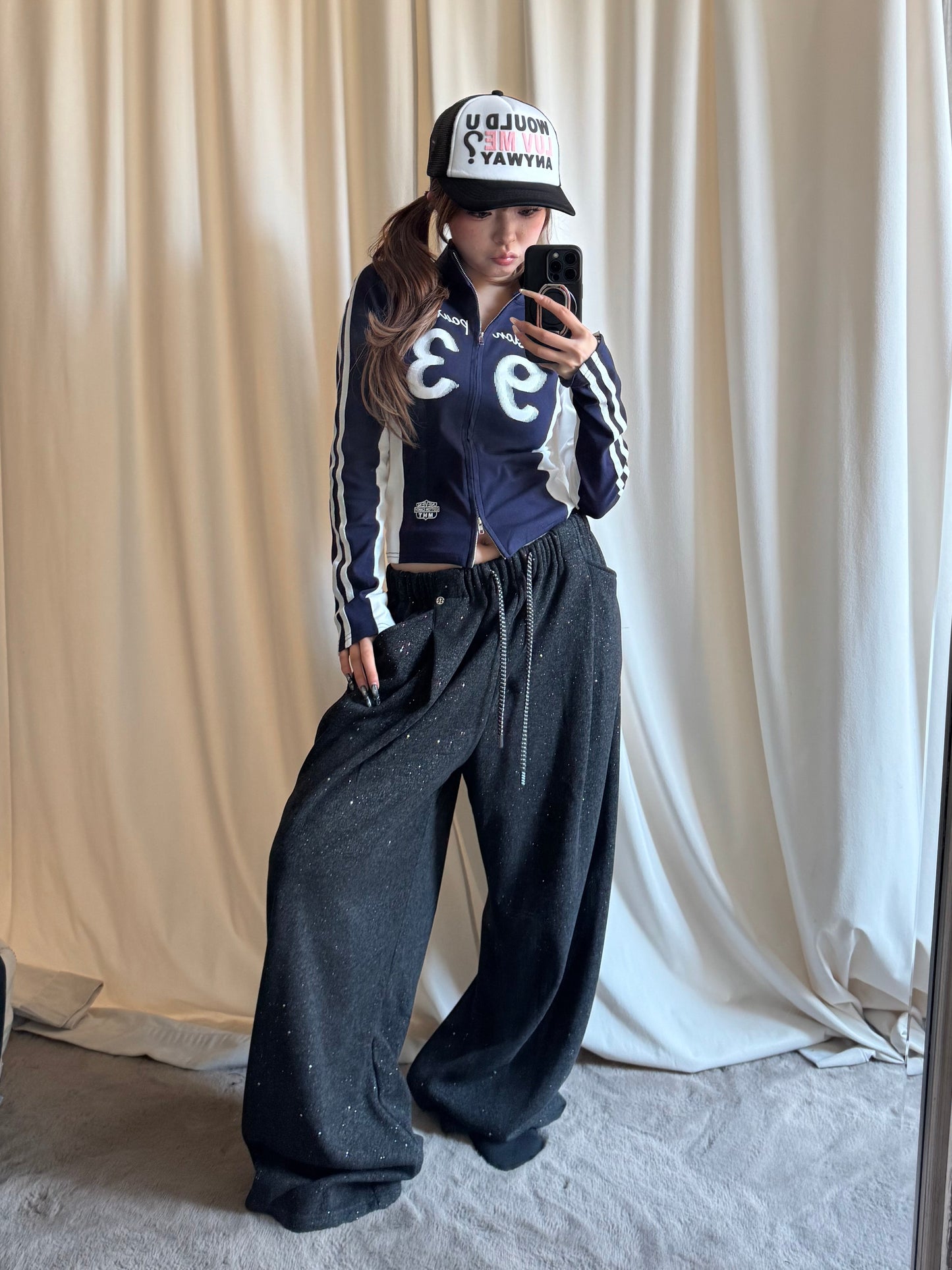 ダブルジップナンバートップス DPB86196