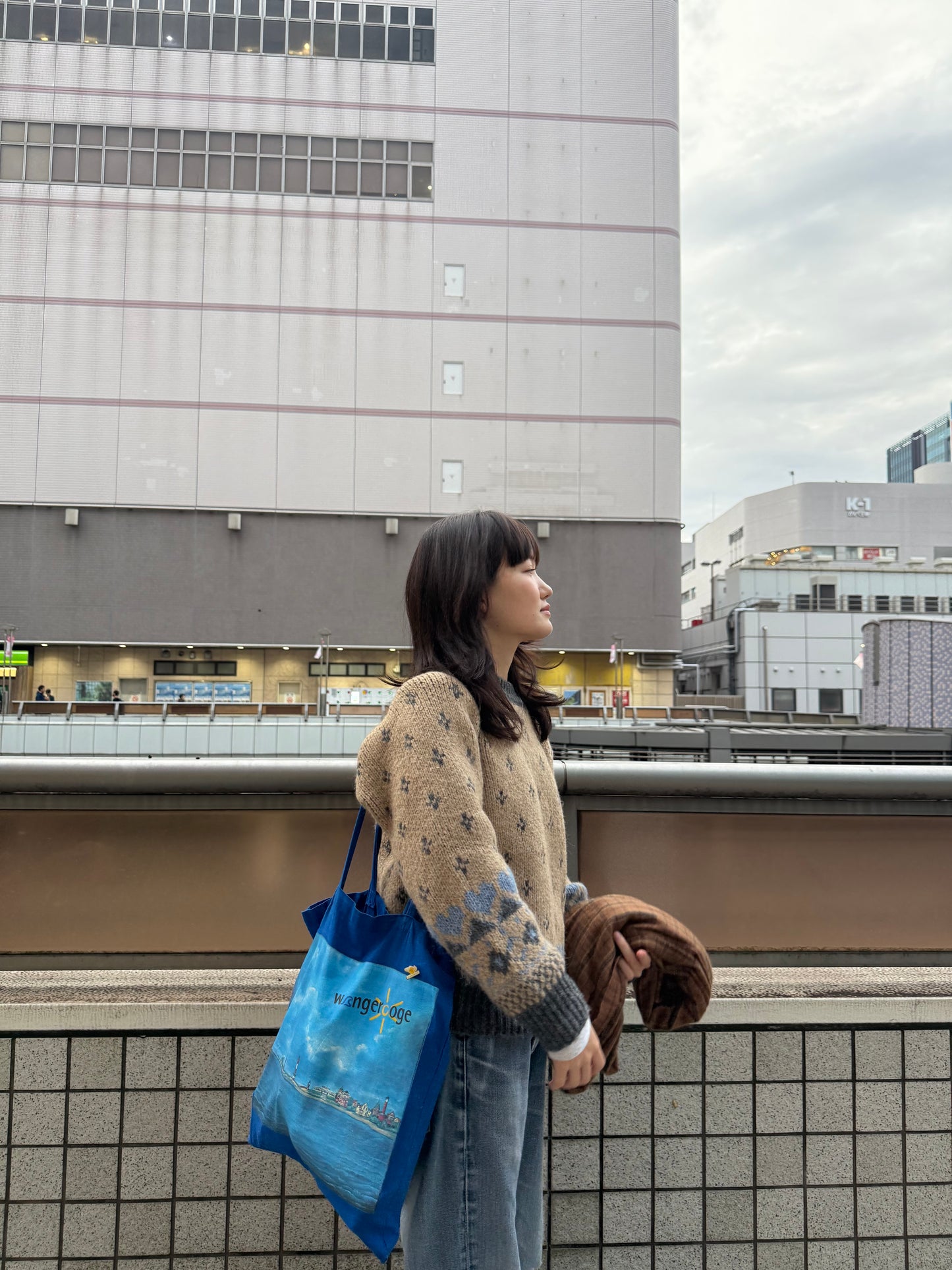 ラウンドネックスクリーンセーター DPA43710