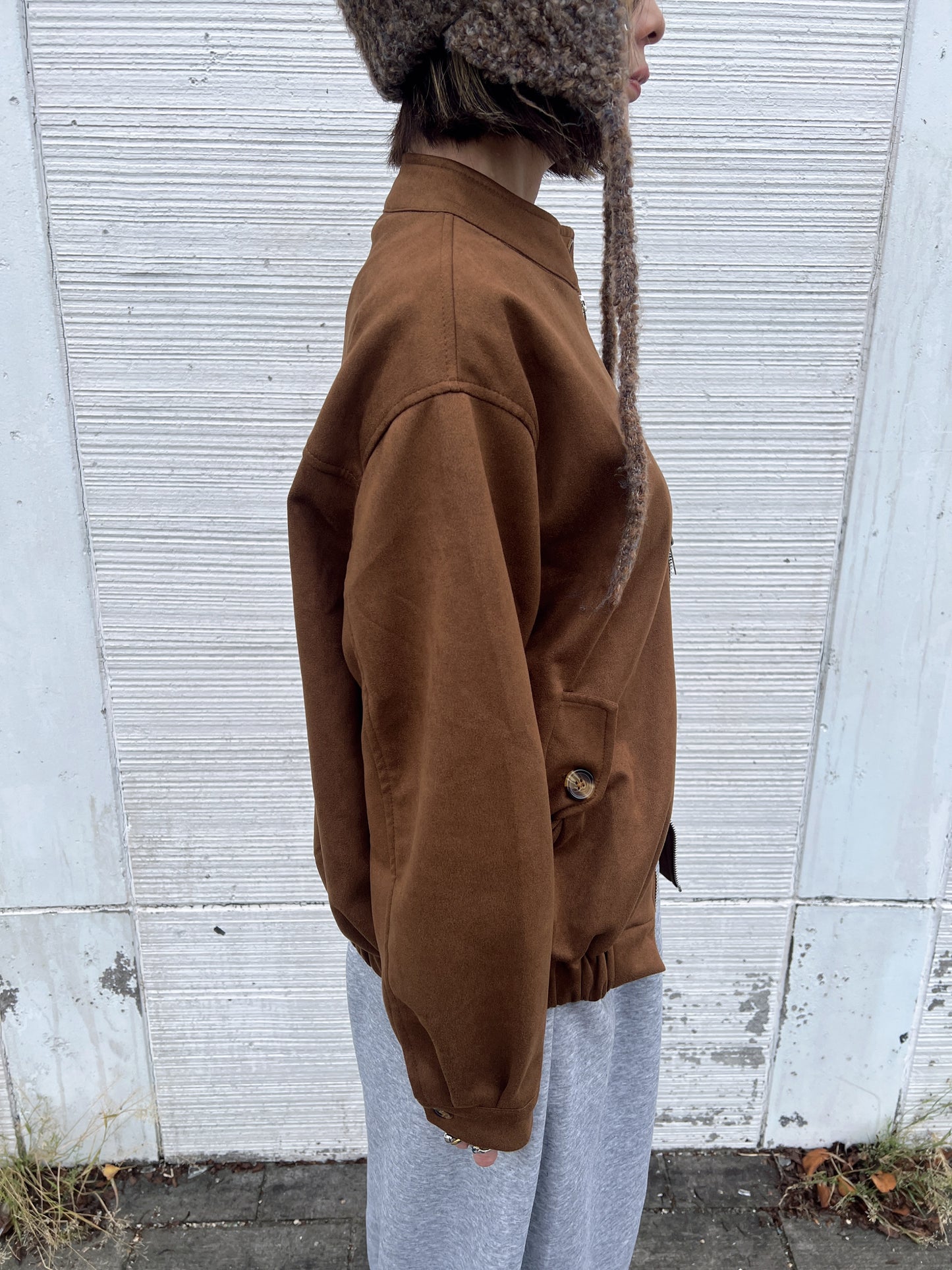 スウェードライクブルゾン DPB79212