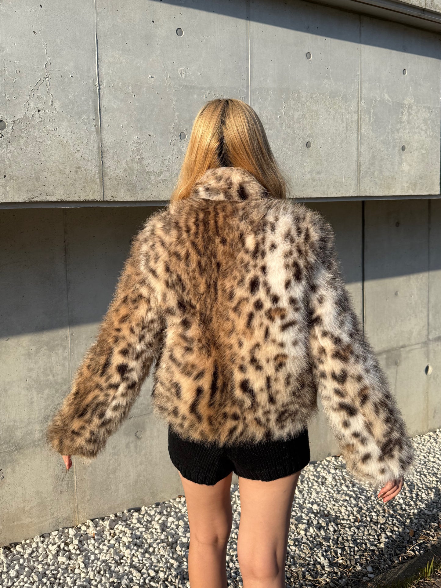 レオパードミニファーコート DPB73539